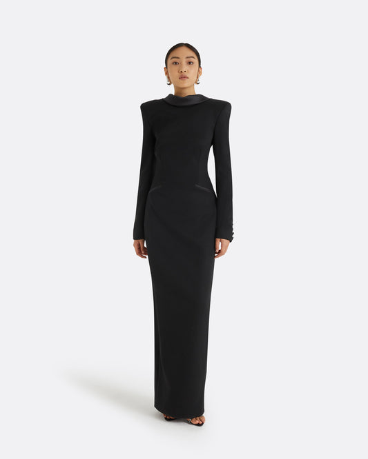 Hosna Black Long Dress