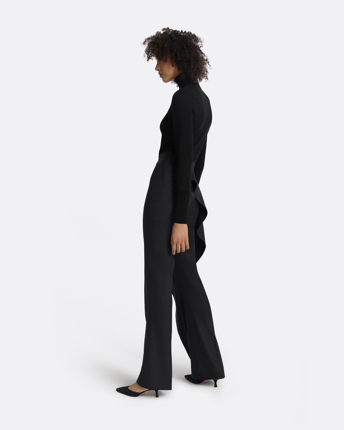 Mortina Charcoal Wool Trousers