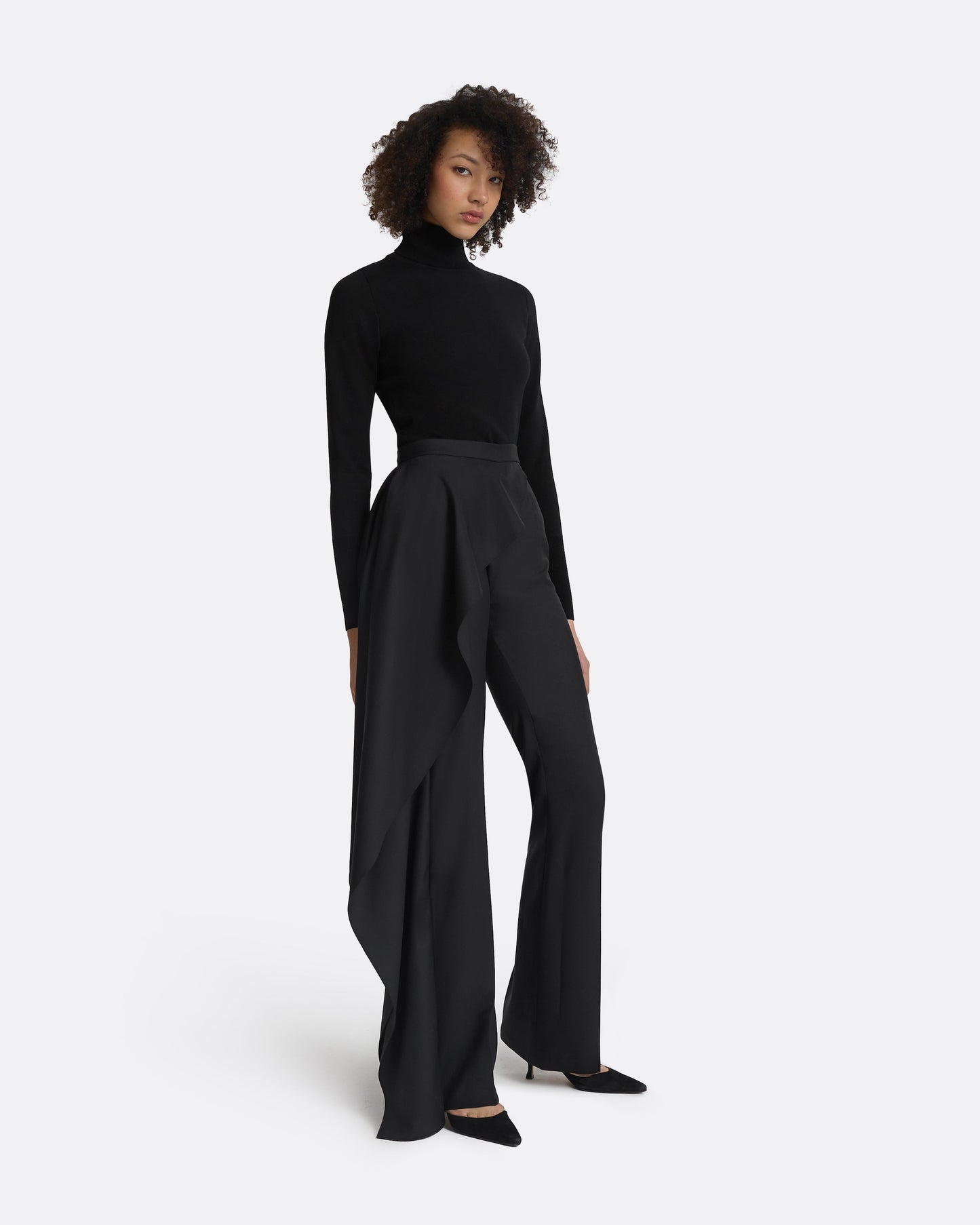 Mortina Charcoal Wool Trousers
