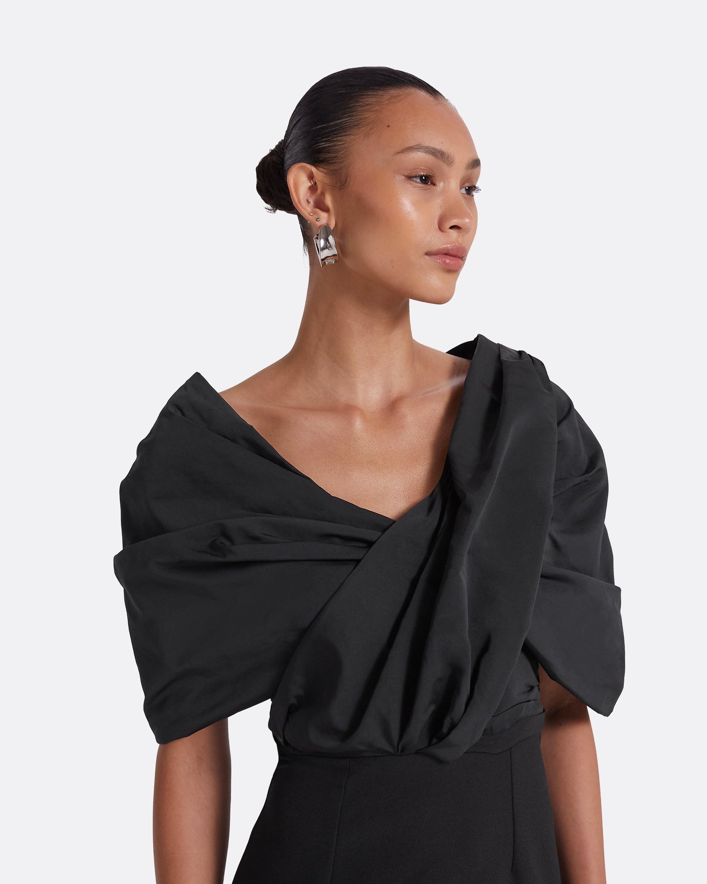 Roma Black Midi Dress
