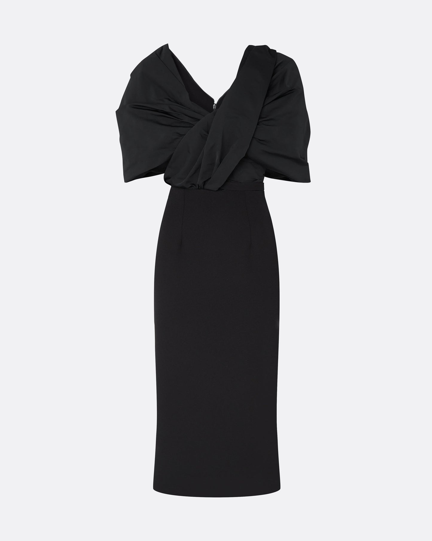 Roma Black Midi Dress