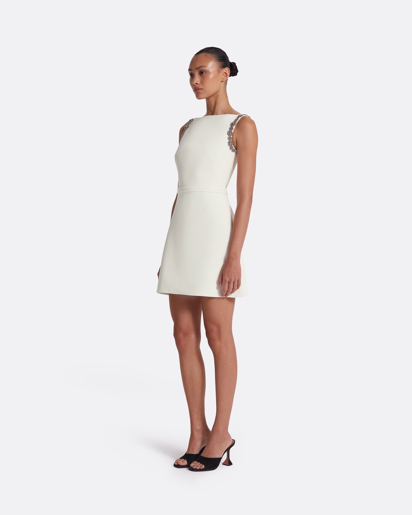 Grena Ivory Short Dress