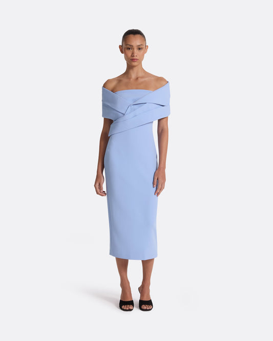 Iana Carolina Blue Midi Dress