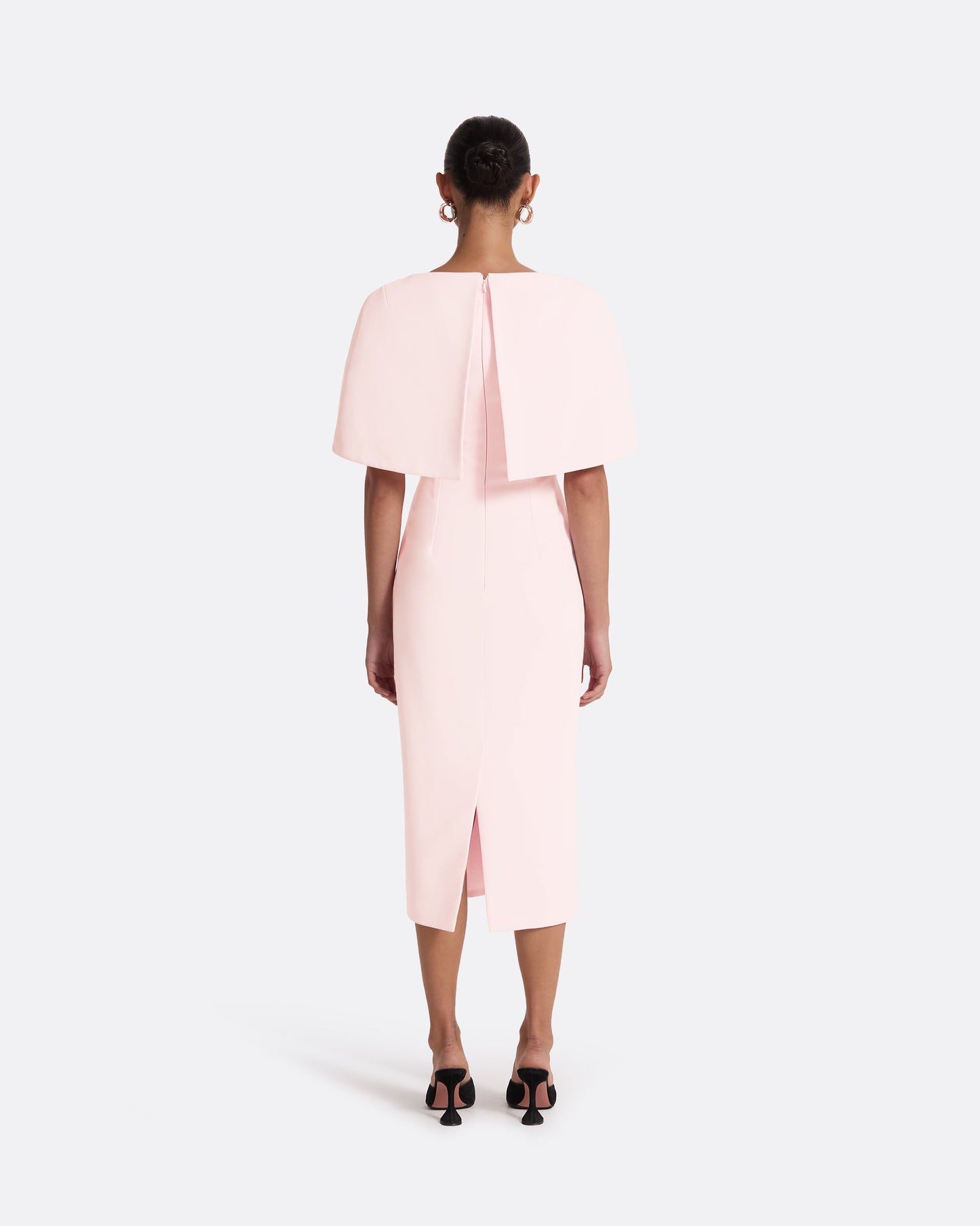 Barb Peony Blush Midi Dress