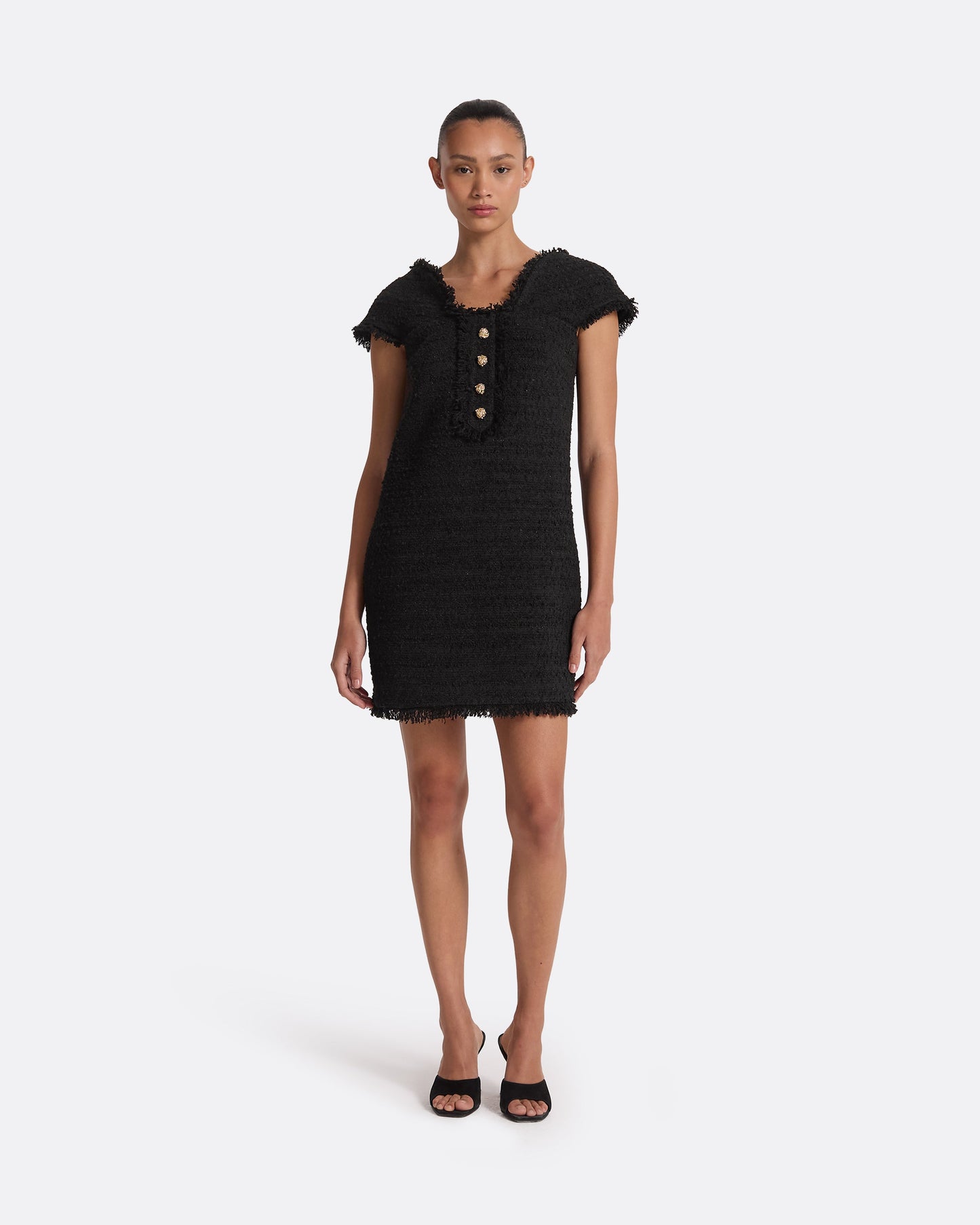 Marian Black Short Dress