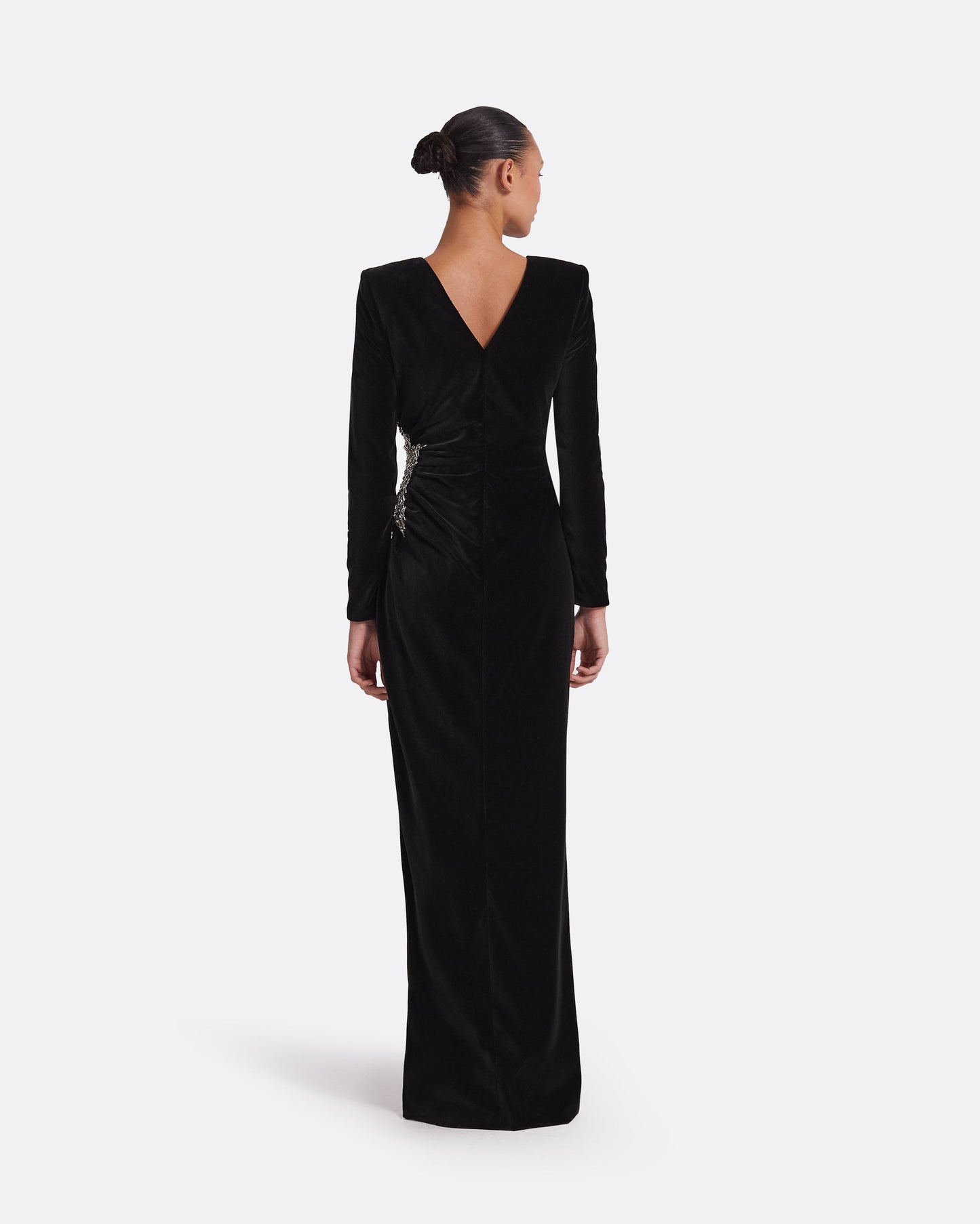 Nonna Black Long Dress
