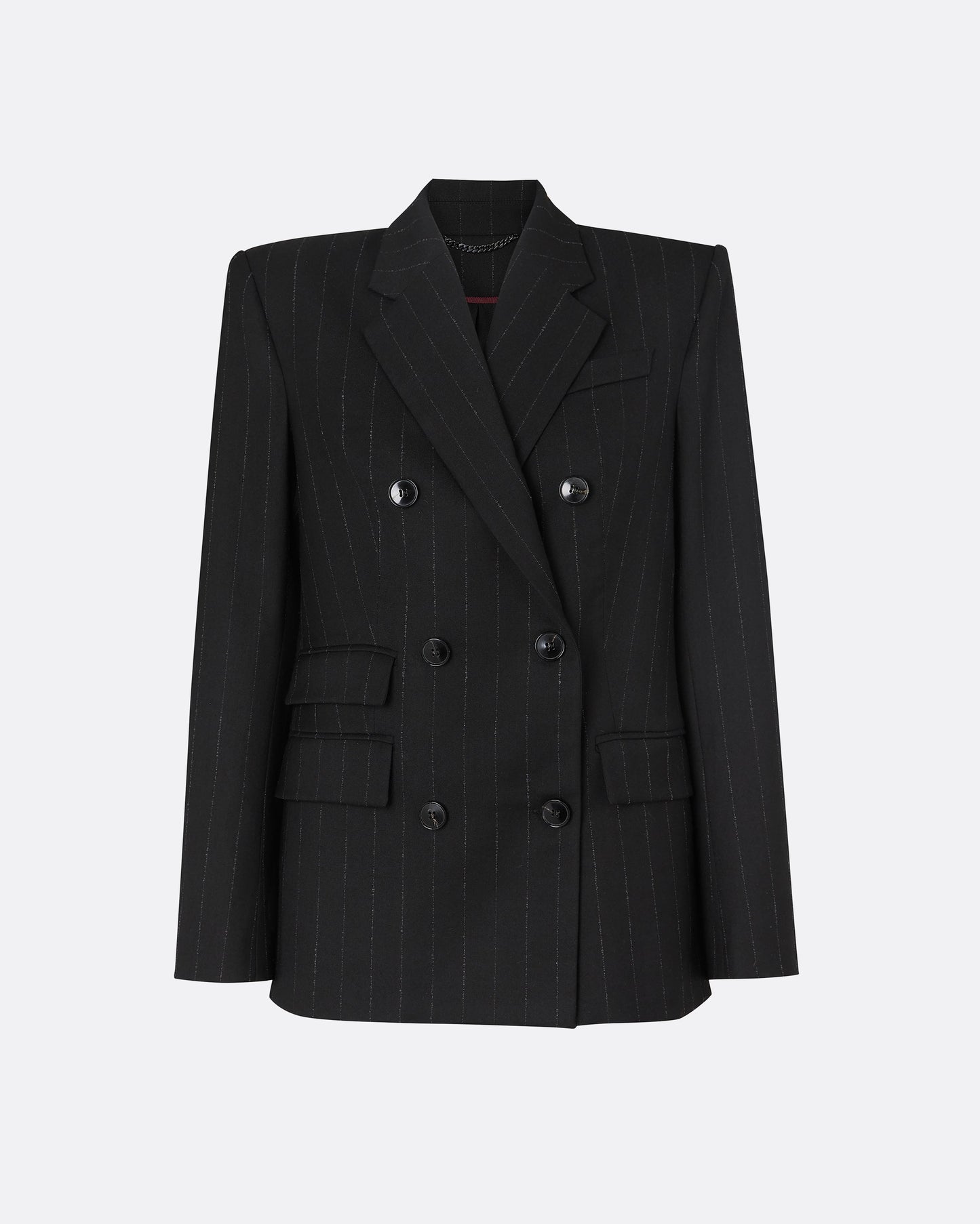 Ellan Black Pinstripe Jacket