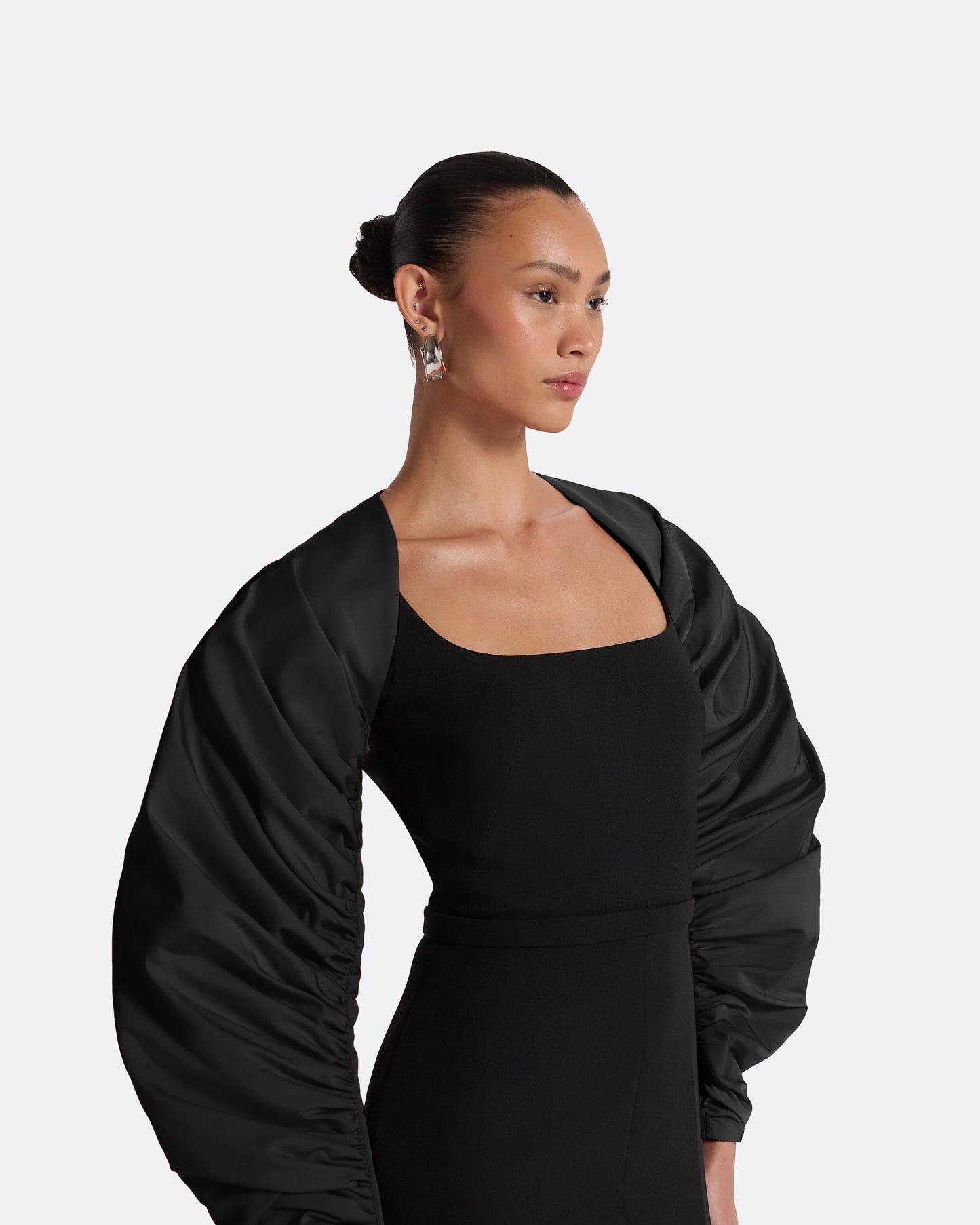 Honi Black Harness & Bele Black Jumpsuit