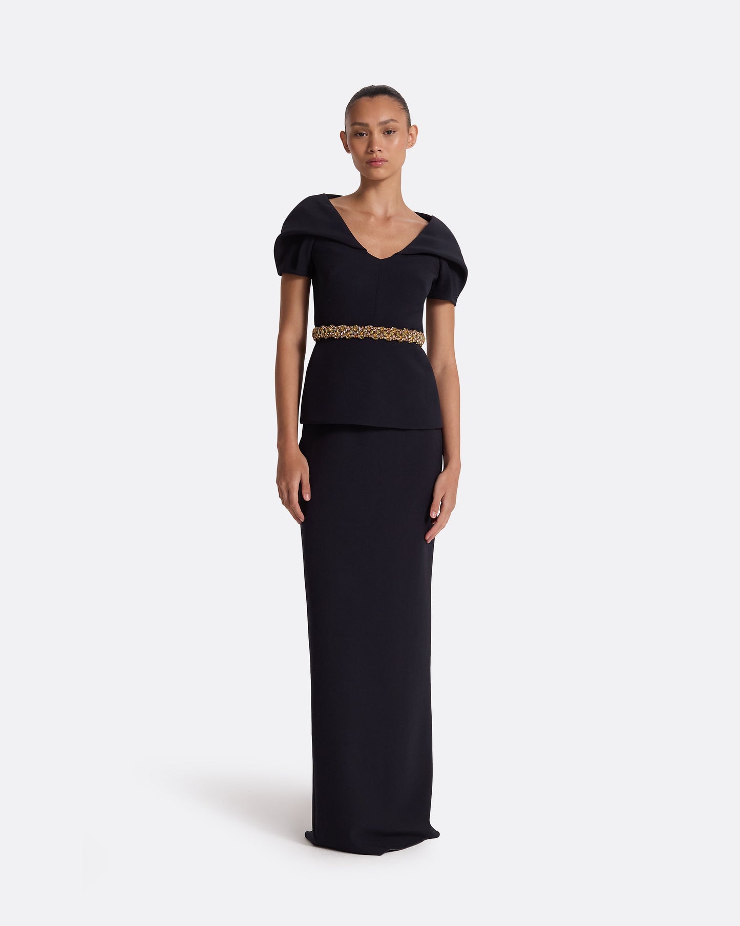 Sadia Midnight Navy Long Dress