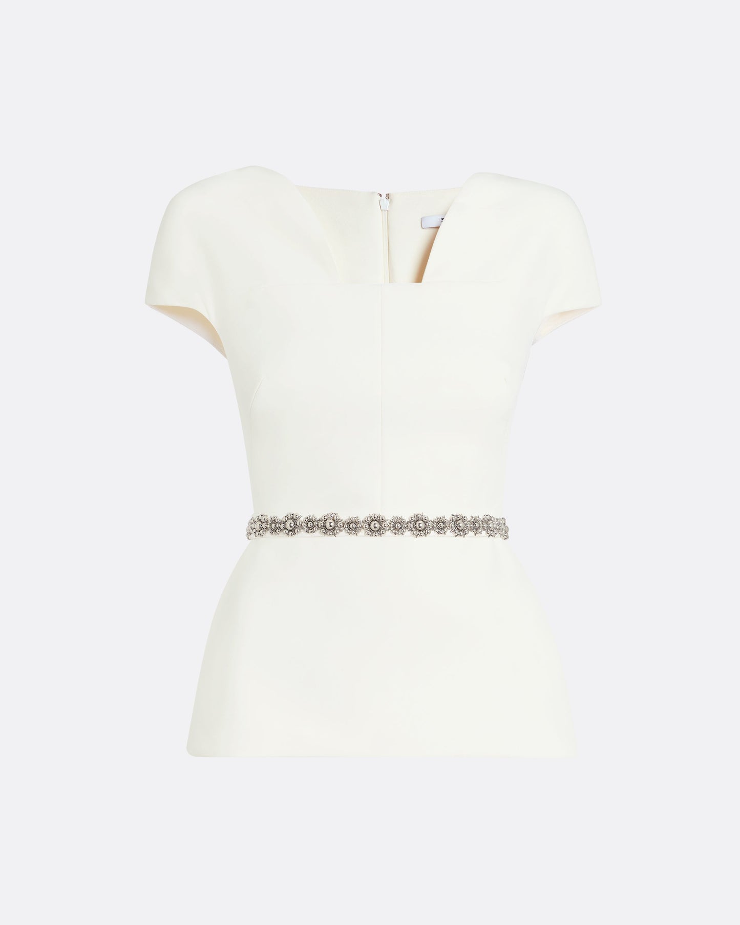 Geena Embroidered Ivory Top