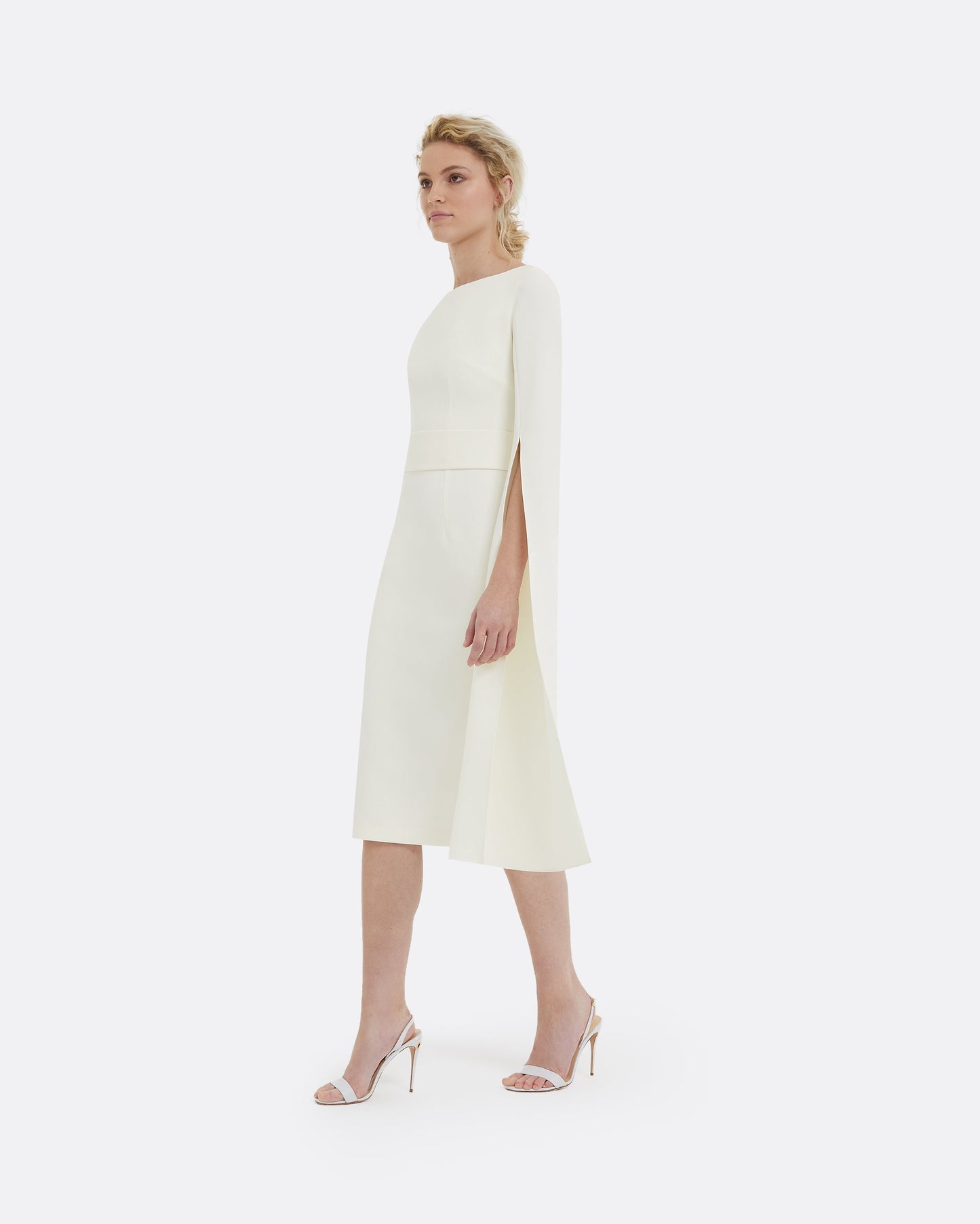 Octavia Flower Bud Embroidered Midi Dress