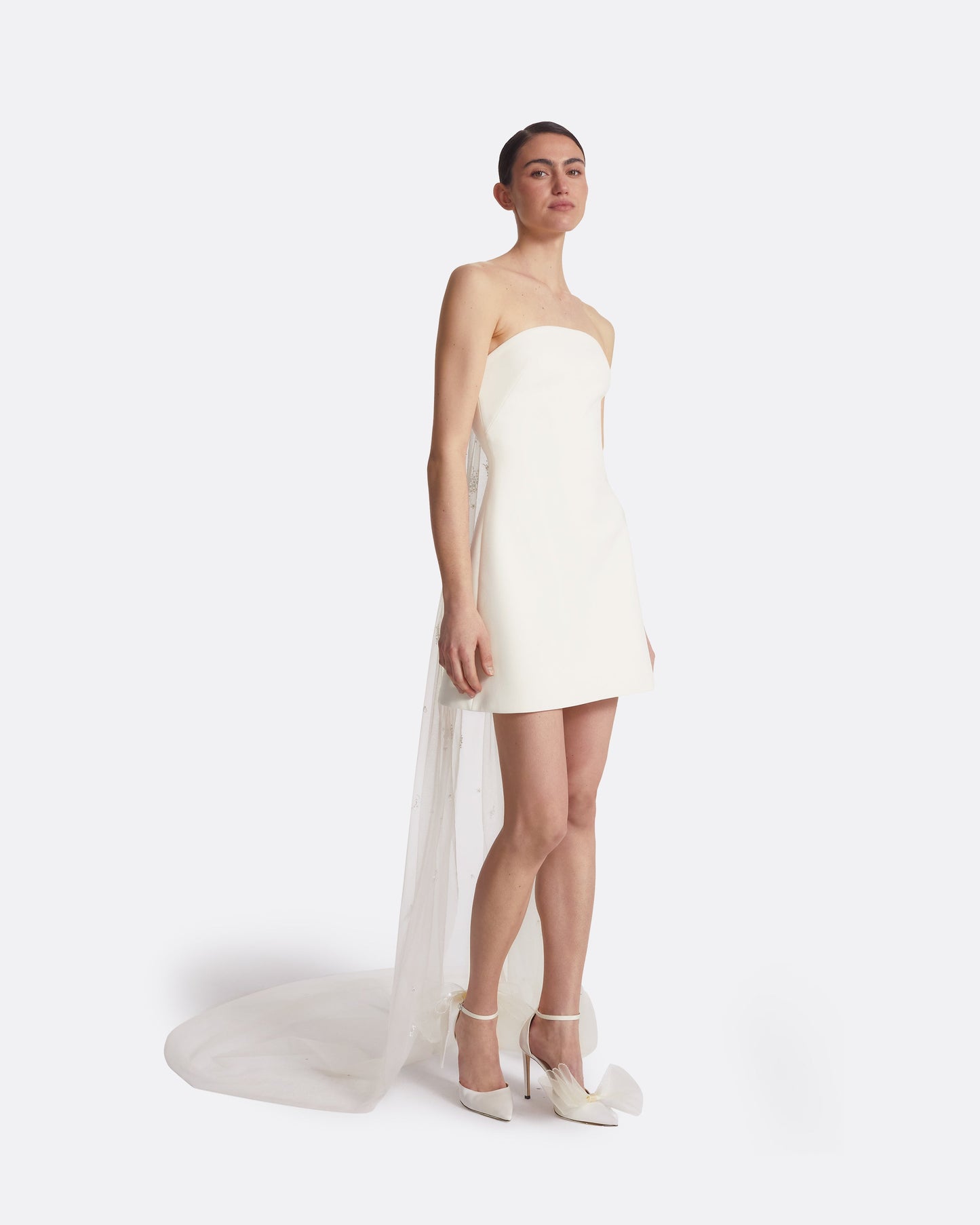 Edith Bouquet Embroidered Veil