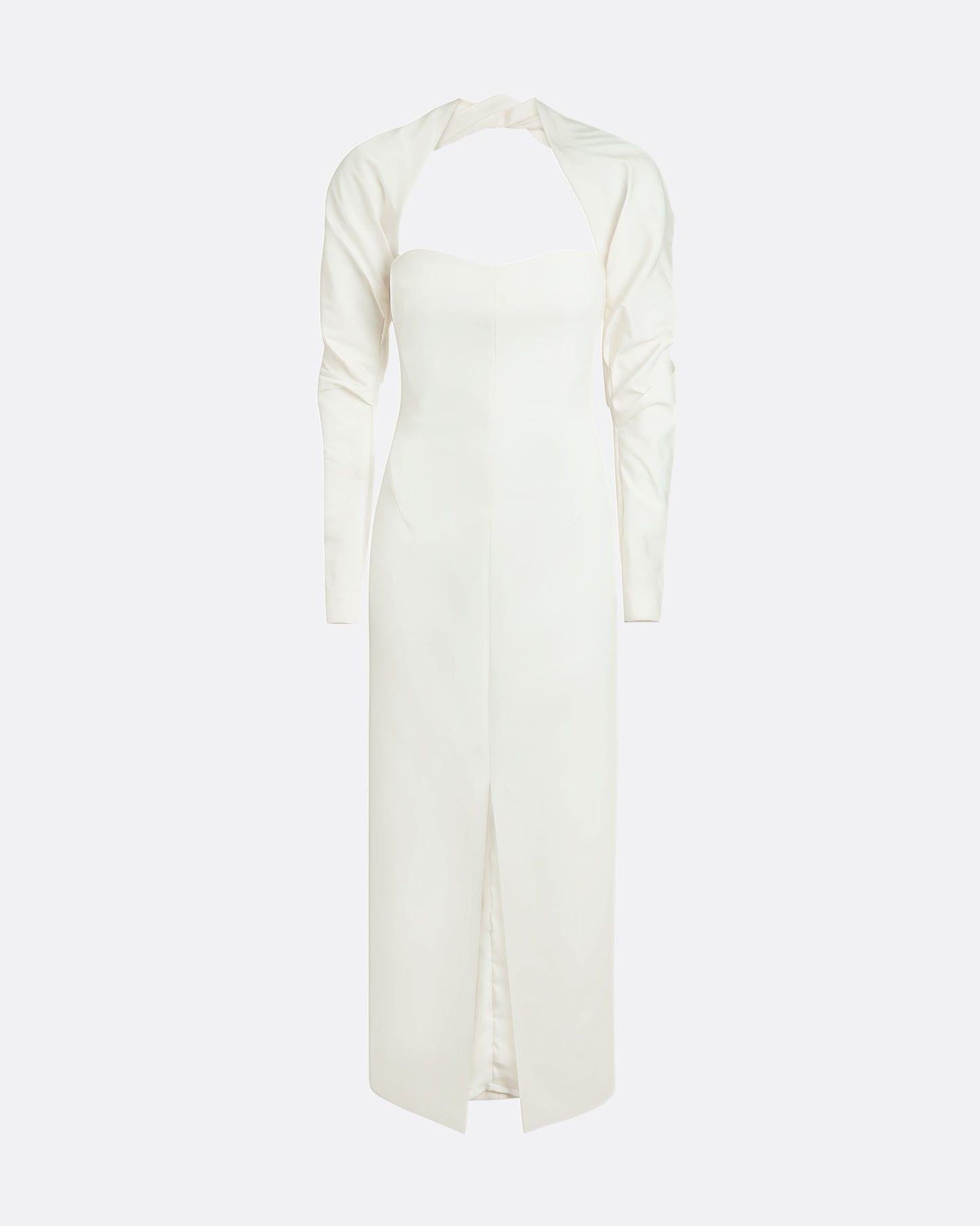 Romane Ivory Midi Dress