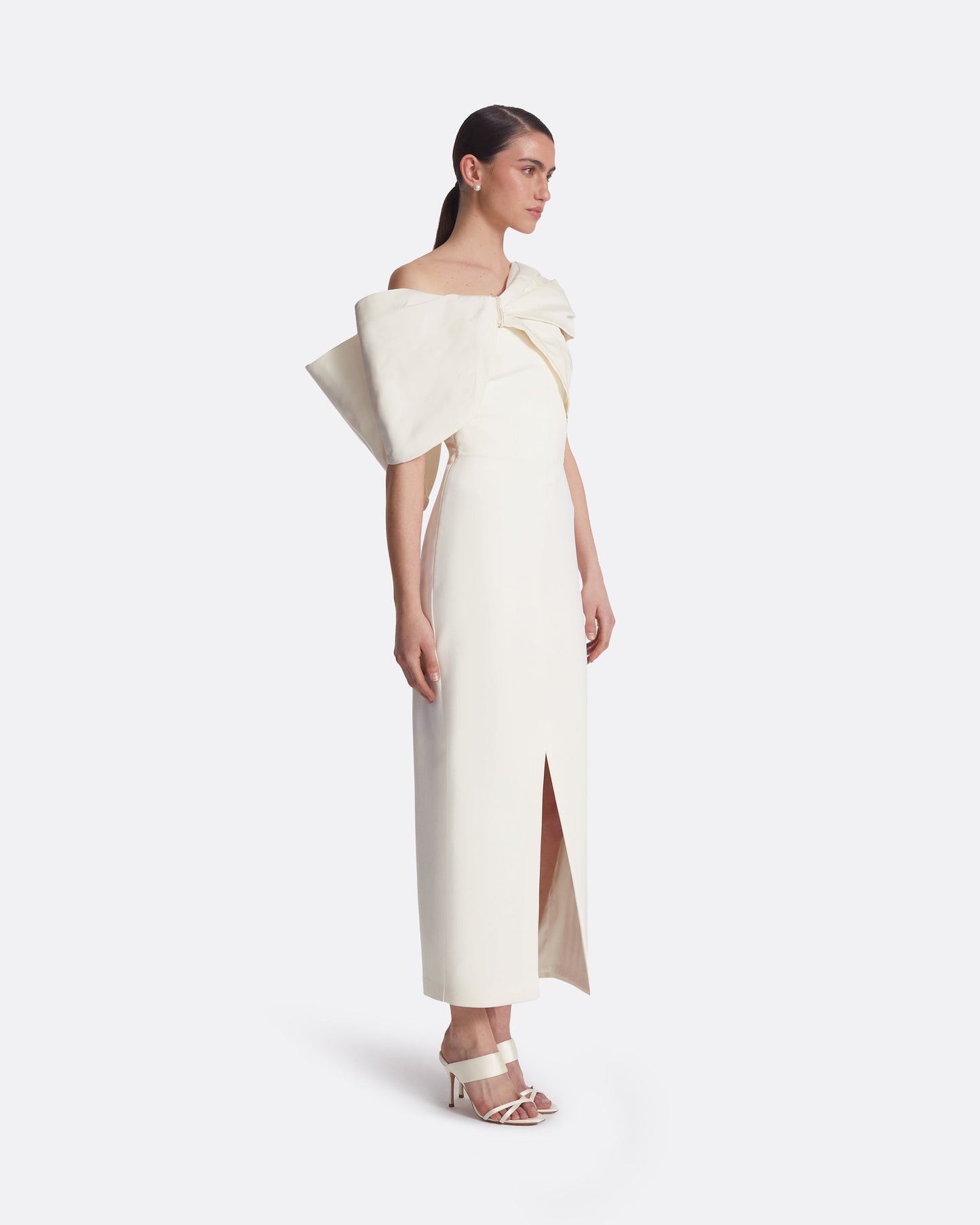 Stranna Ivory Midi Dress