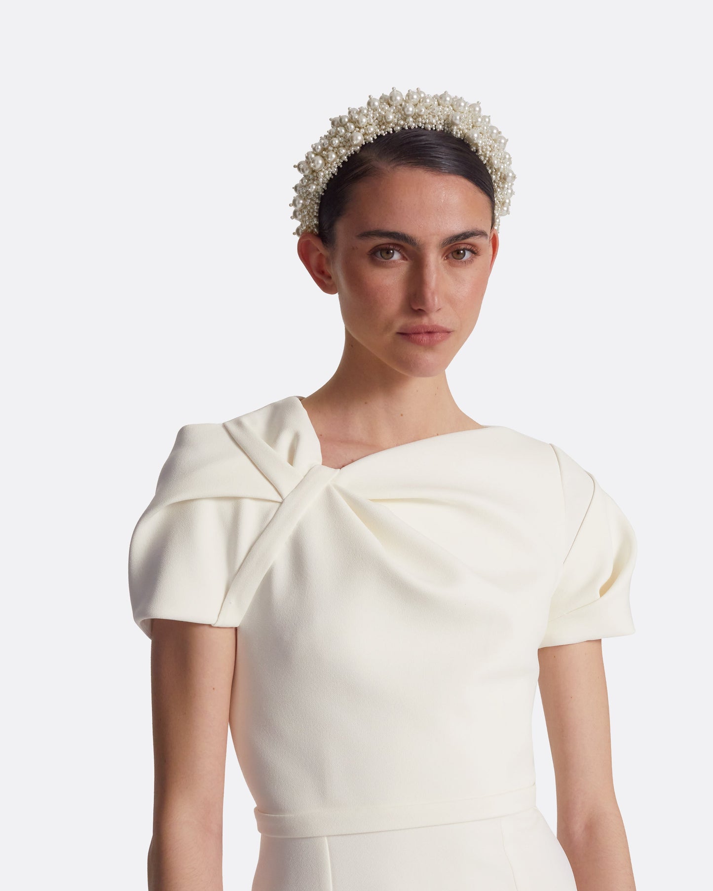 Callina Ivory Midi Dress