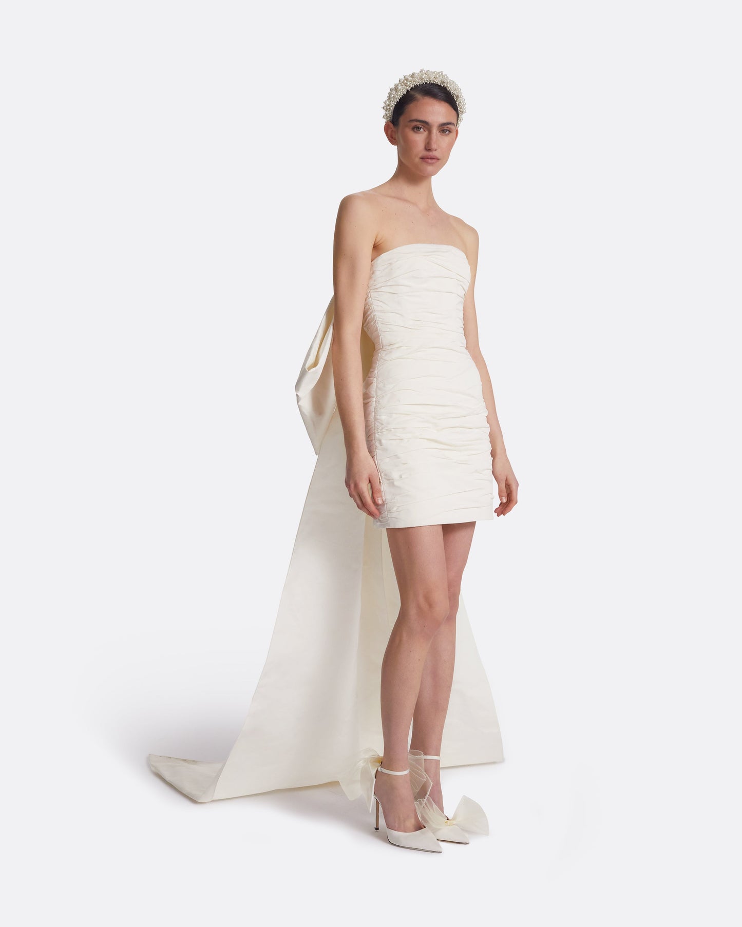 Camillae Ivory Short Dress