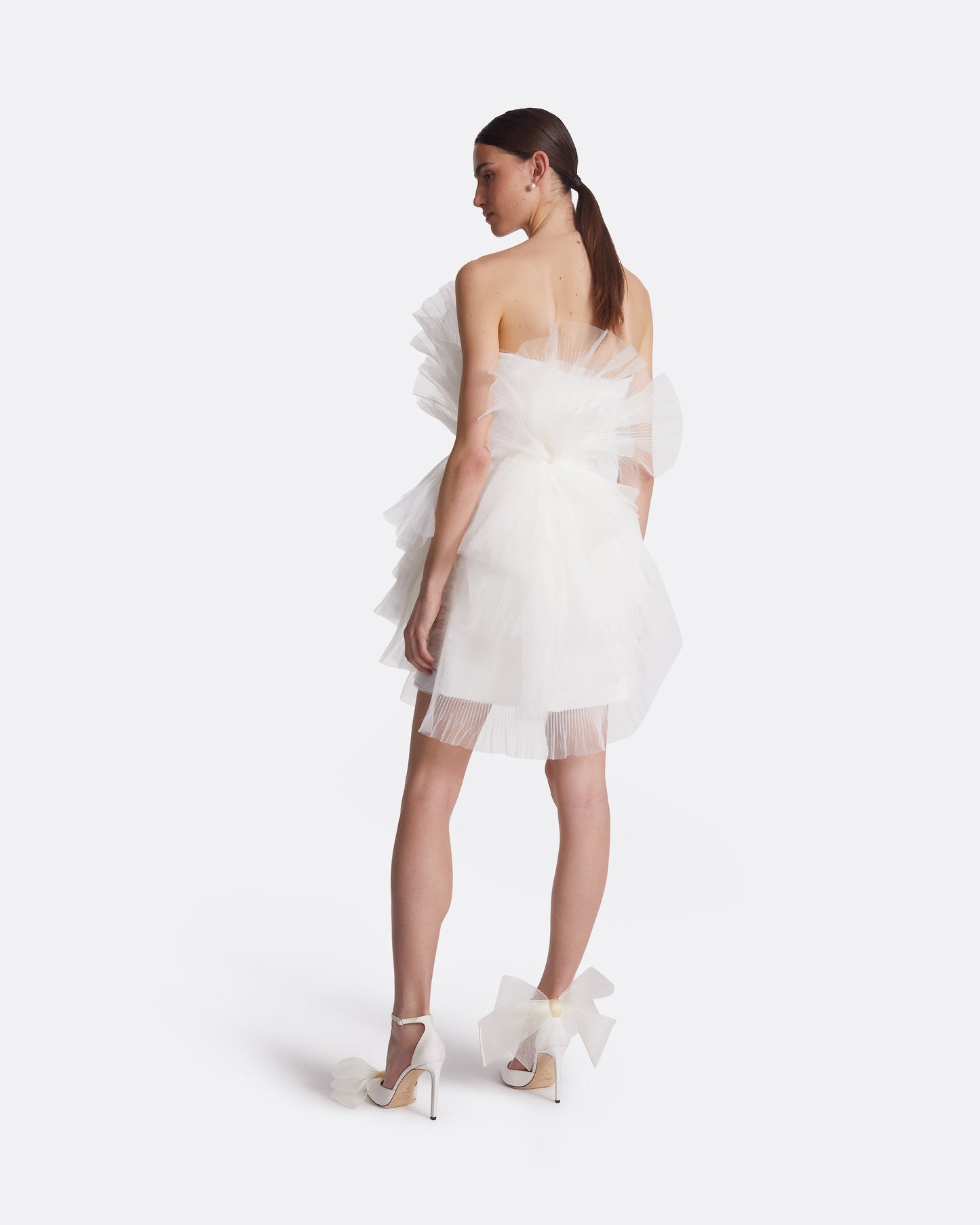 Tissy Ivory Short Dress