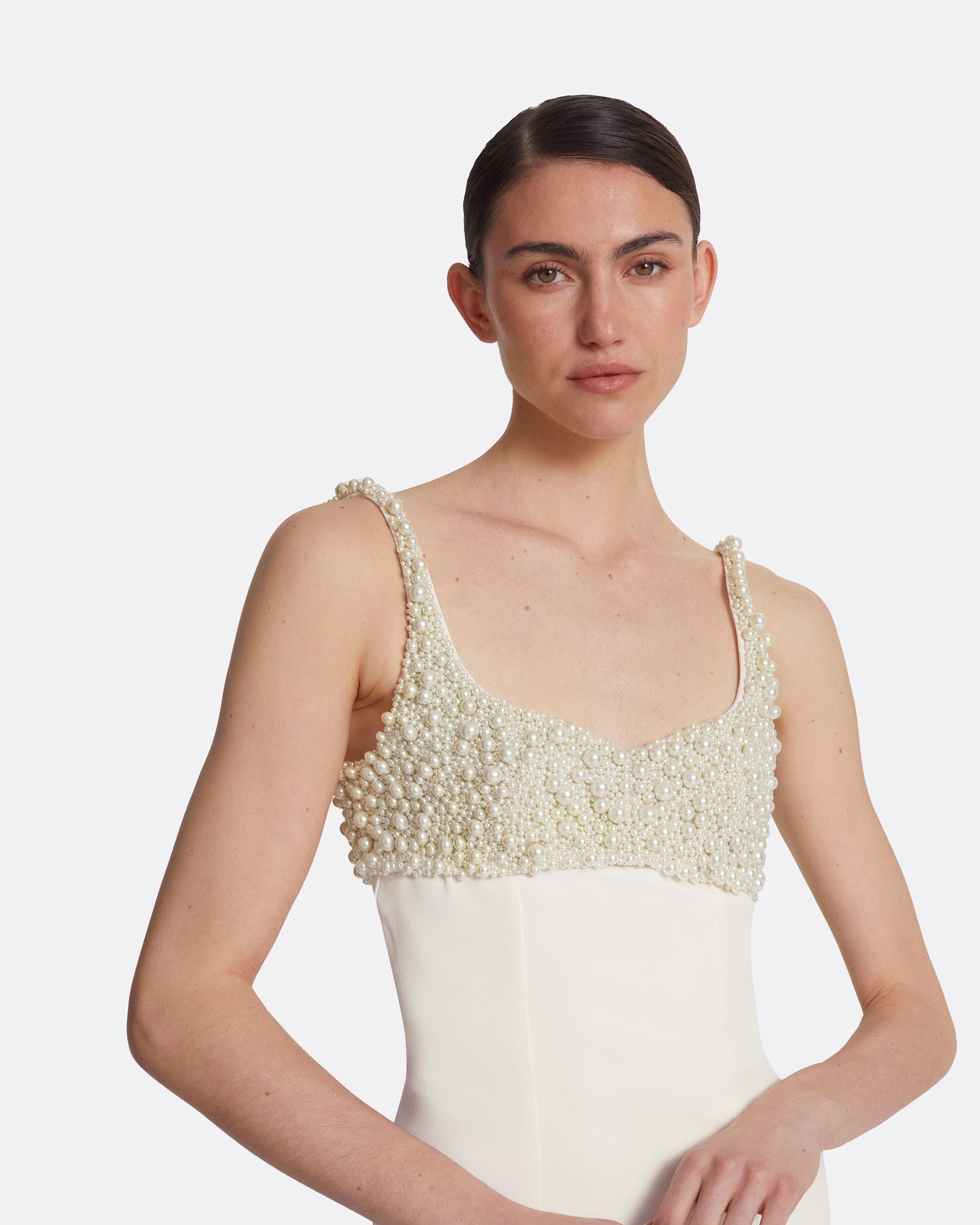 Beatriz Ivory Long Dress