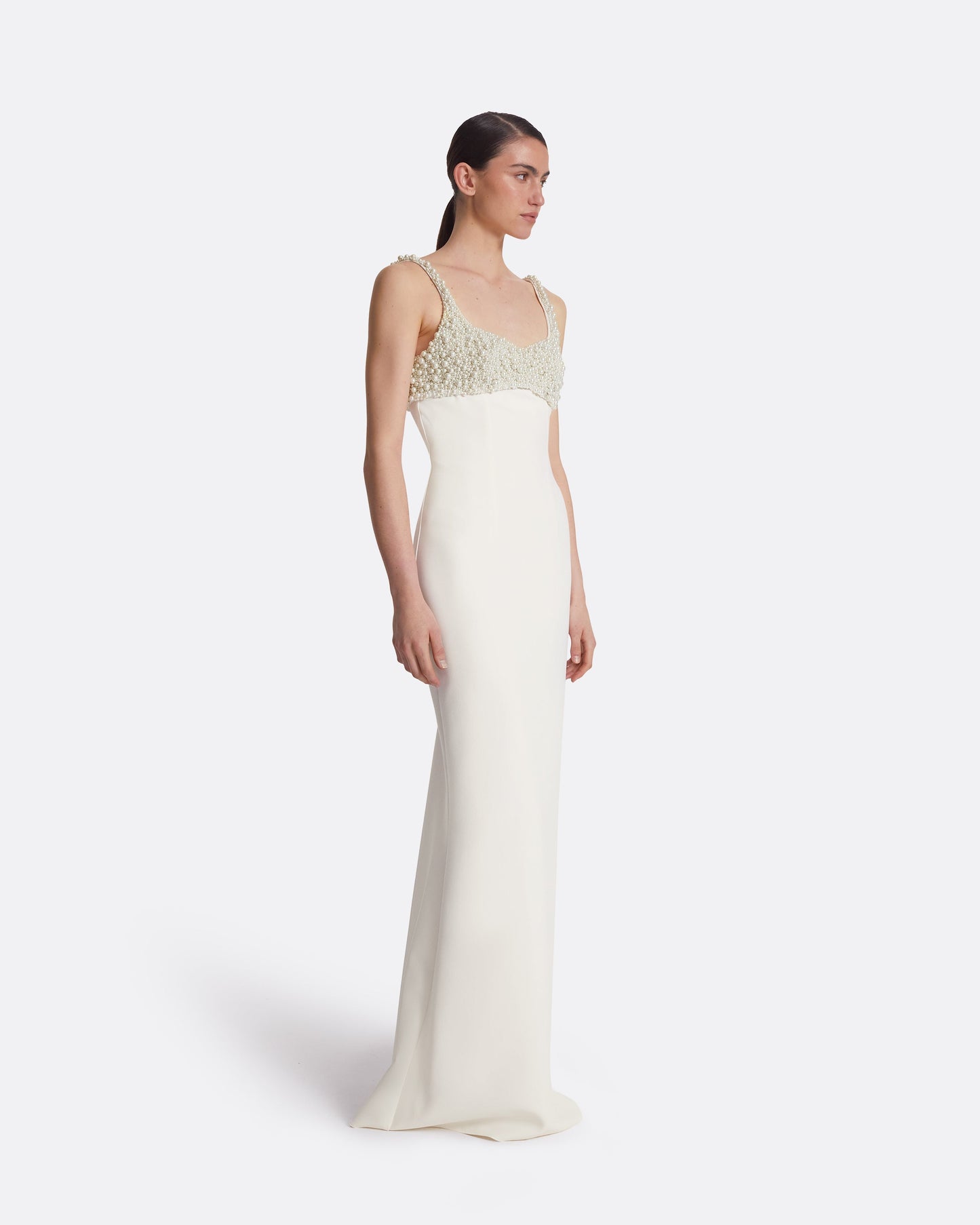Beatriz Ivory Long Dress