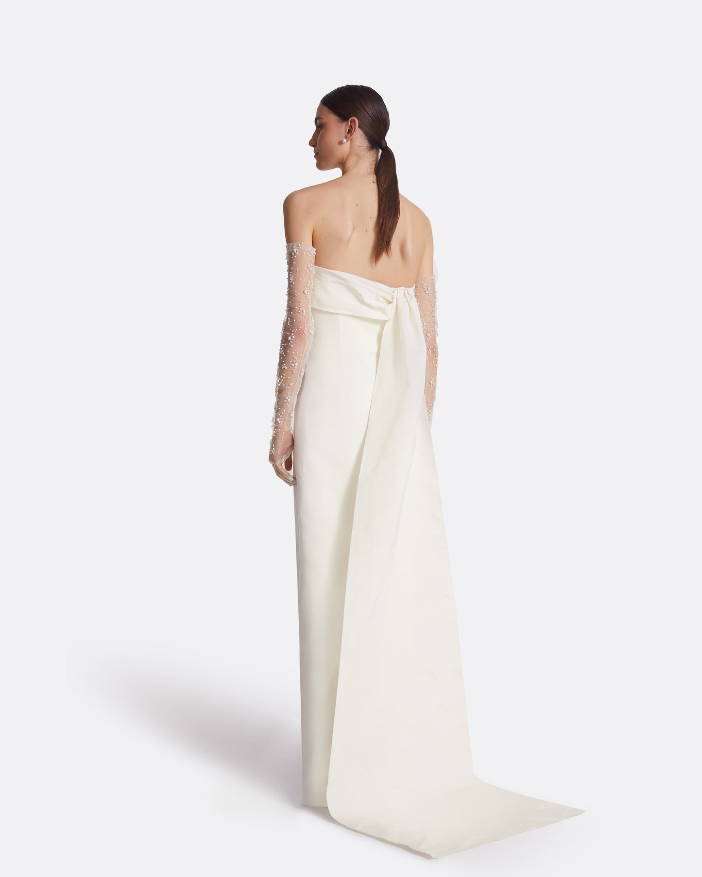 Briannie Ivory Long Dress