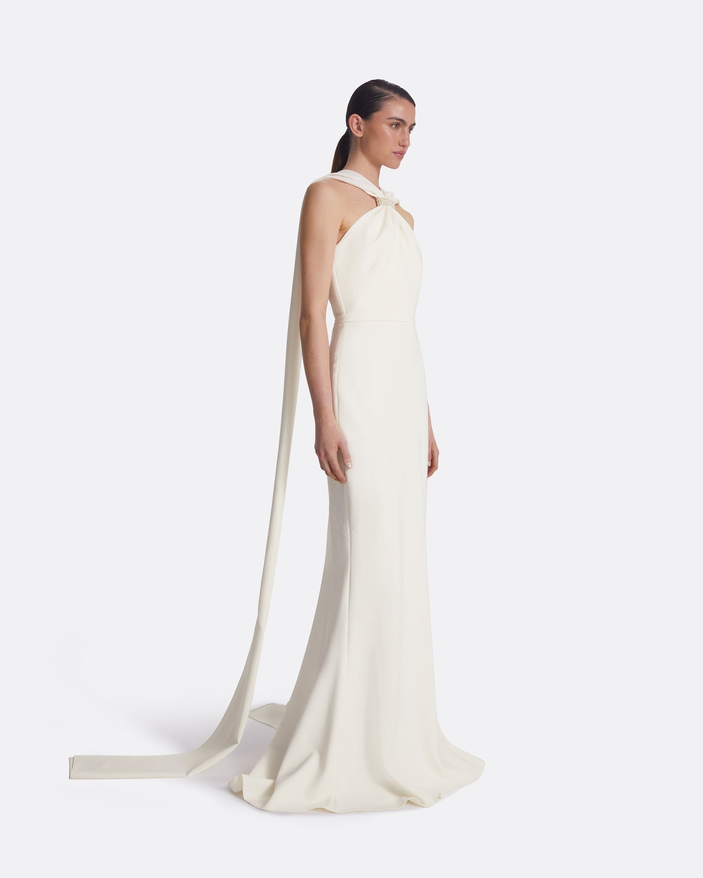 Lilien Ivory long Dress