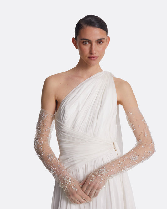 Astin Ivory & Bouquet Gloves