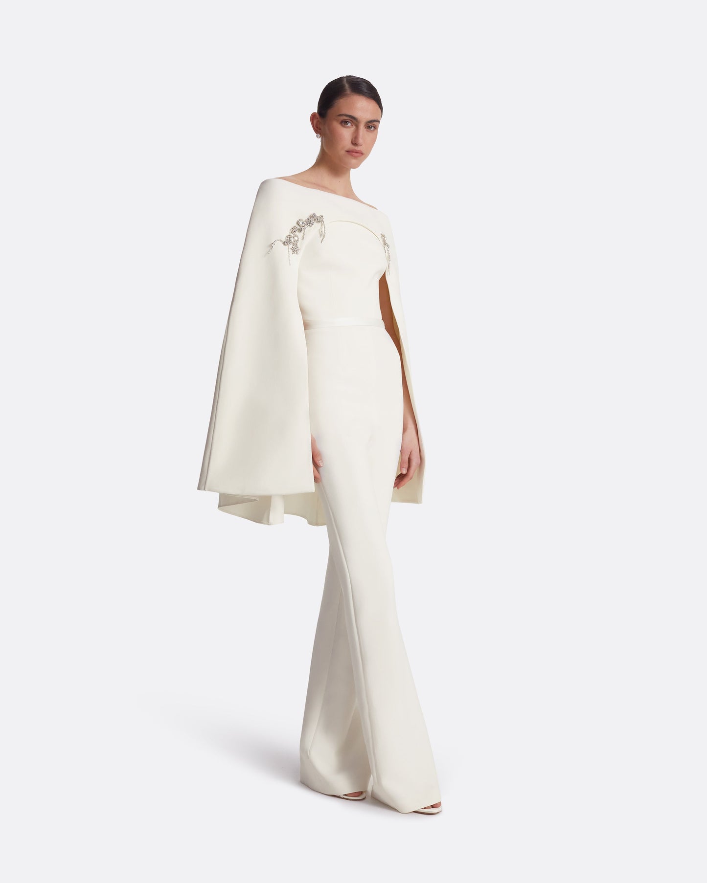 Manorel Ivory Harness & Myrine Jumpsuit