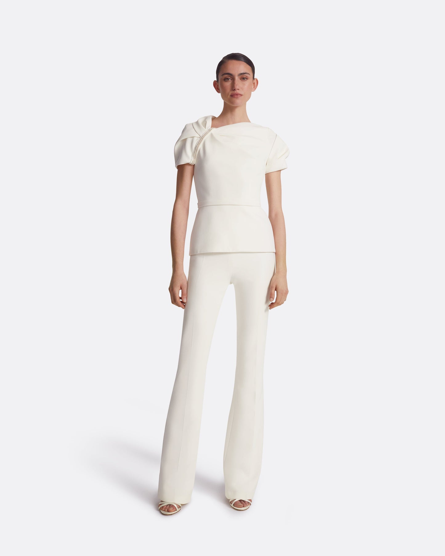 Cassiopeia Ivory Embroidered Top