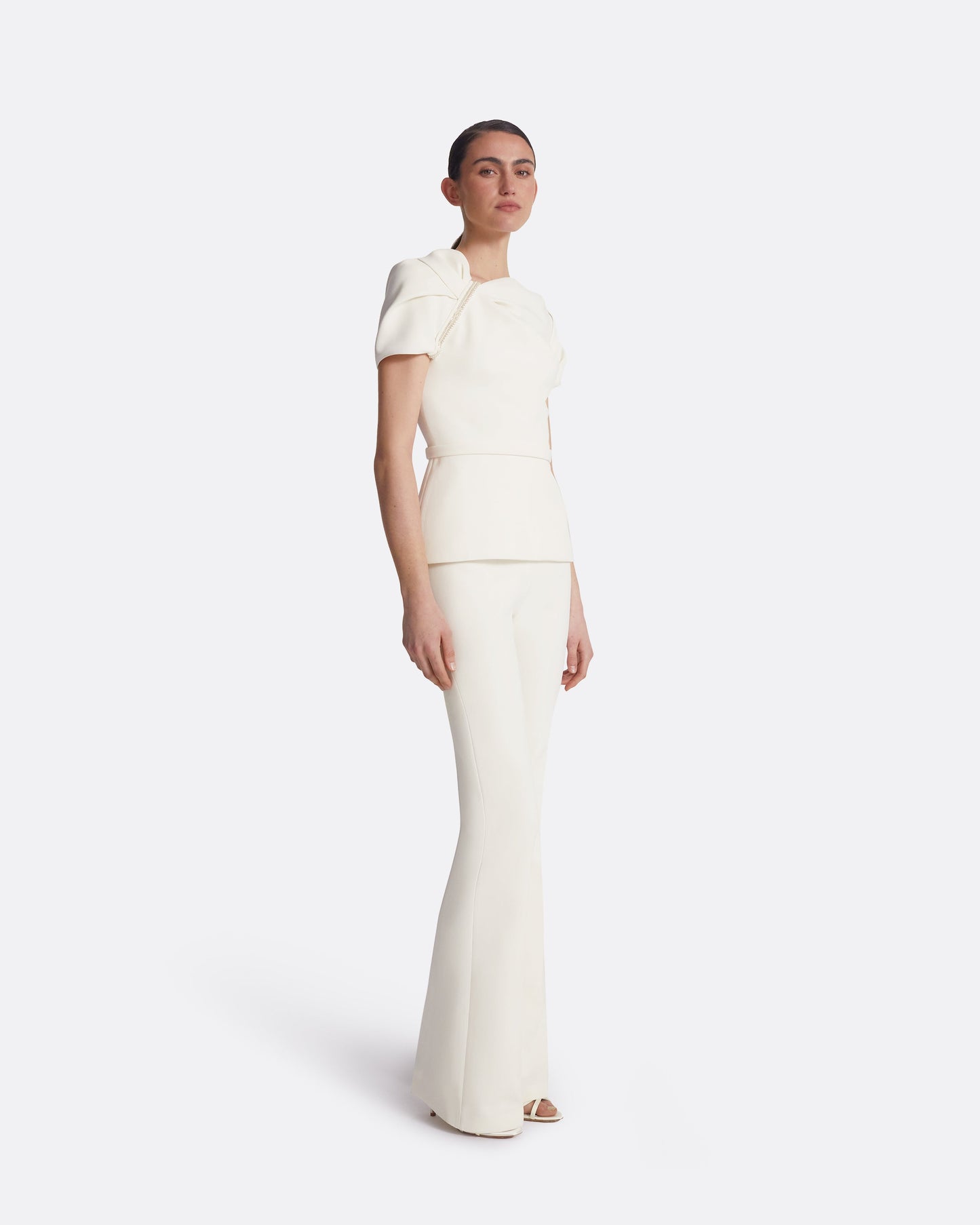 Cassiopeia Ivory Embroidered Top