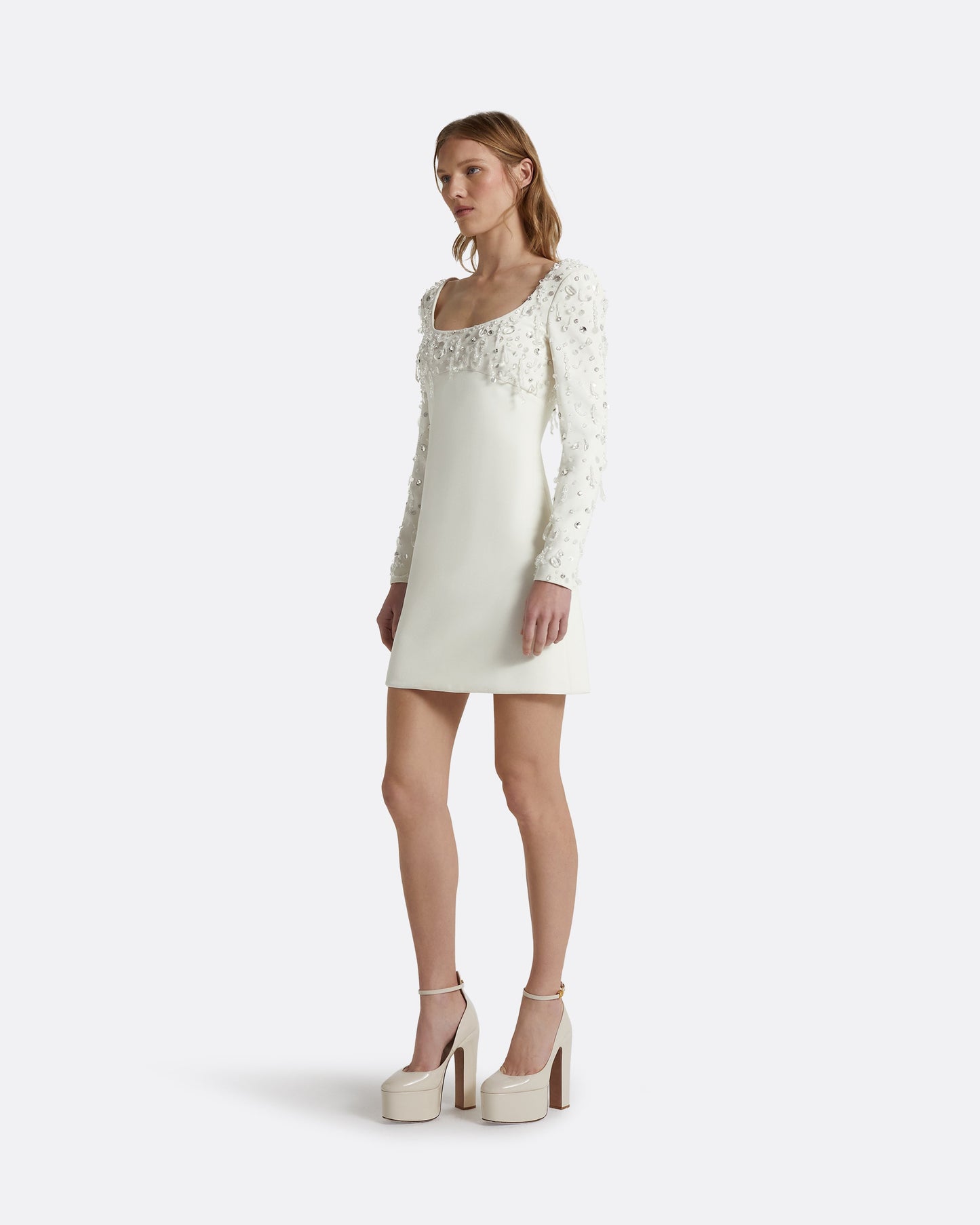 Susa Ivory Short Dress