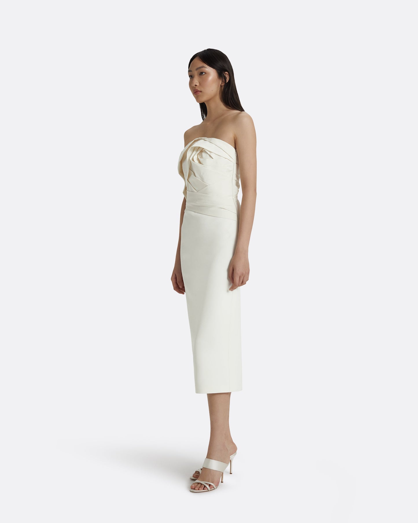 Arla Ivory Midi Dress