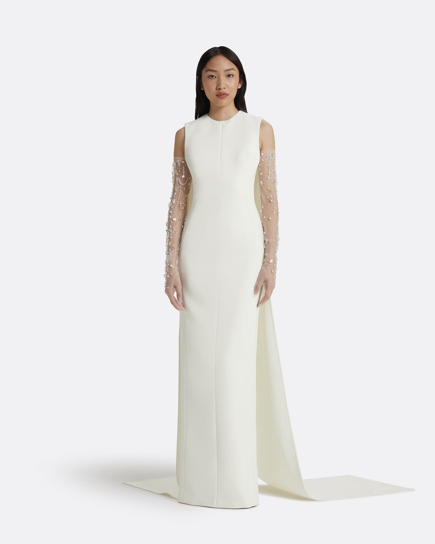 Linna Ivory Long Dress