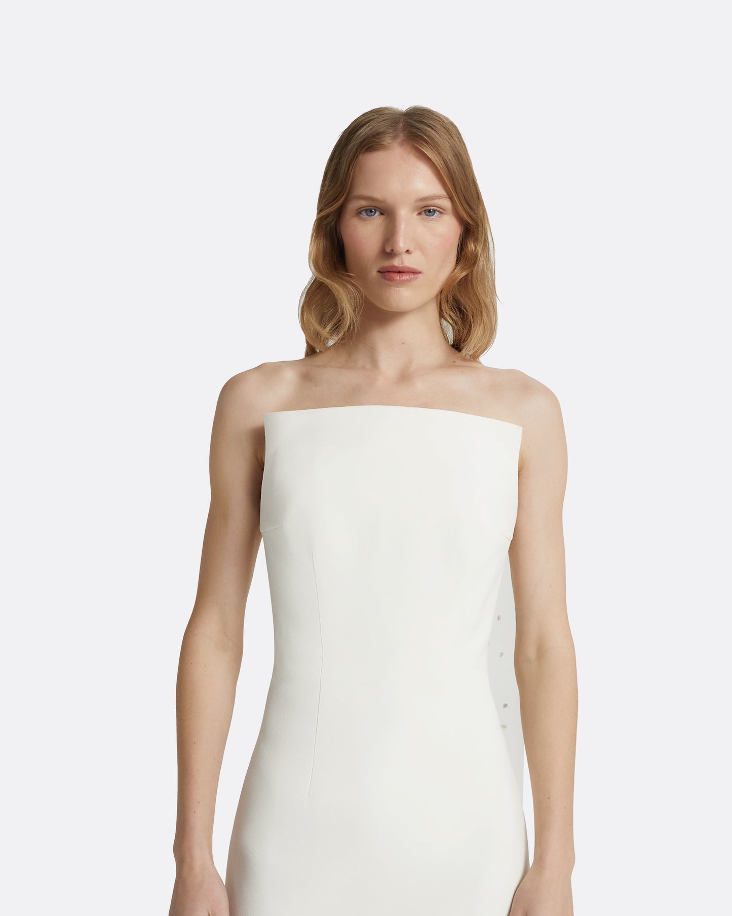 Zuhal Ivory Long Dress