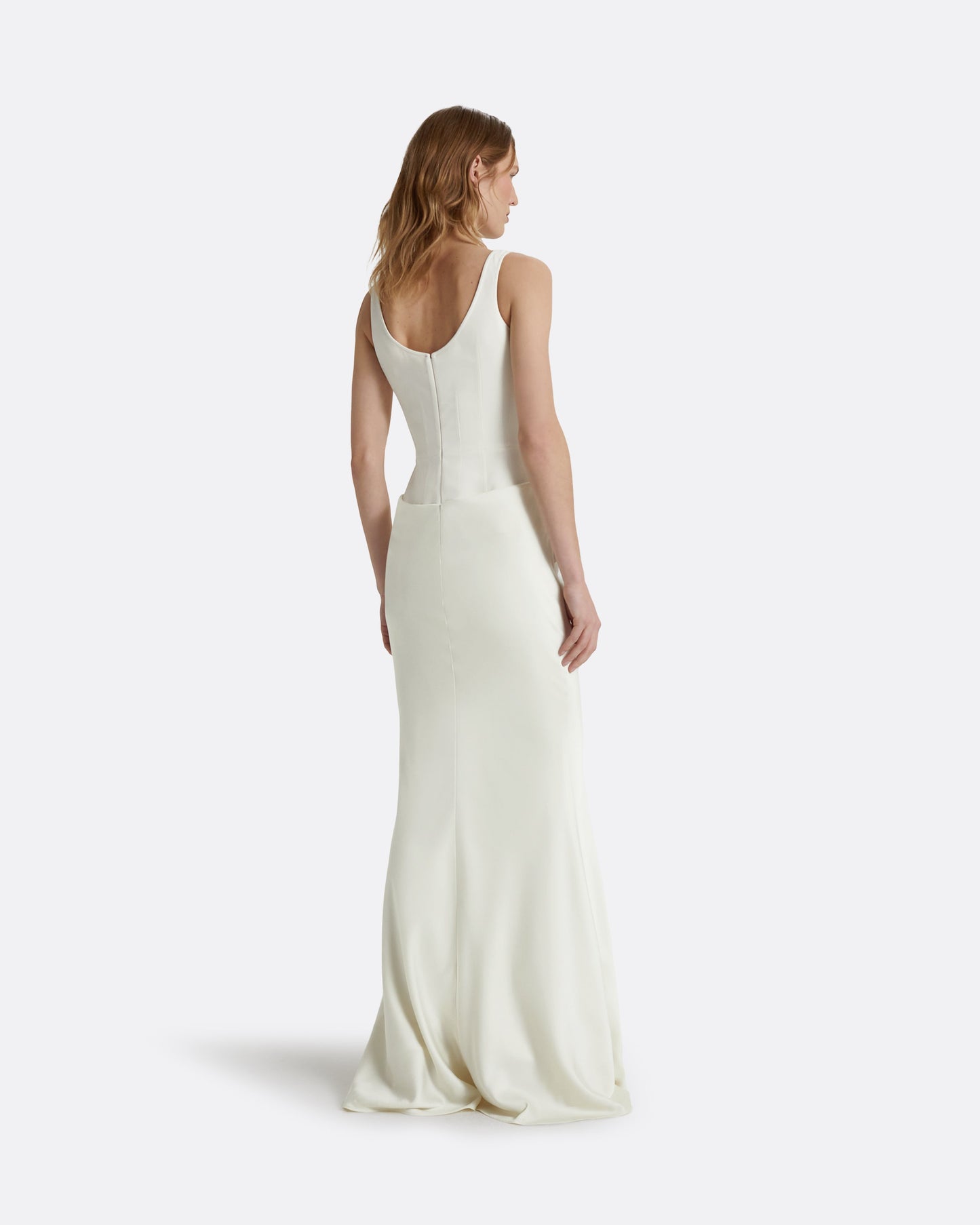 Marlena Long Dresses In Ivory