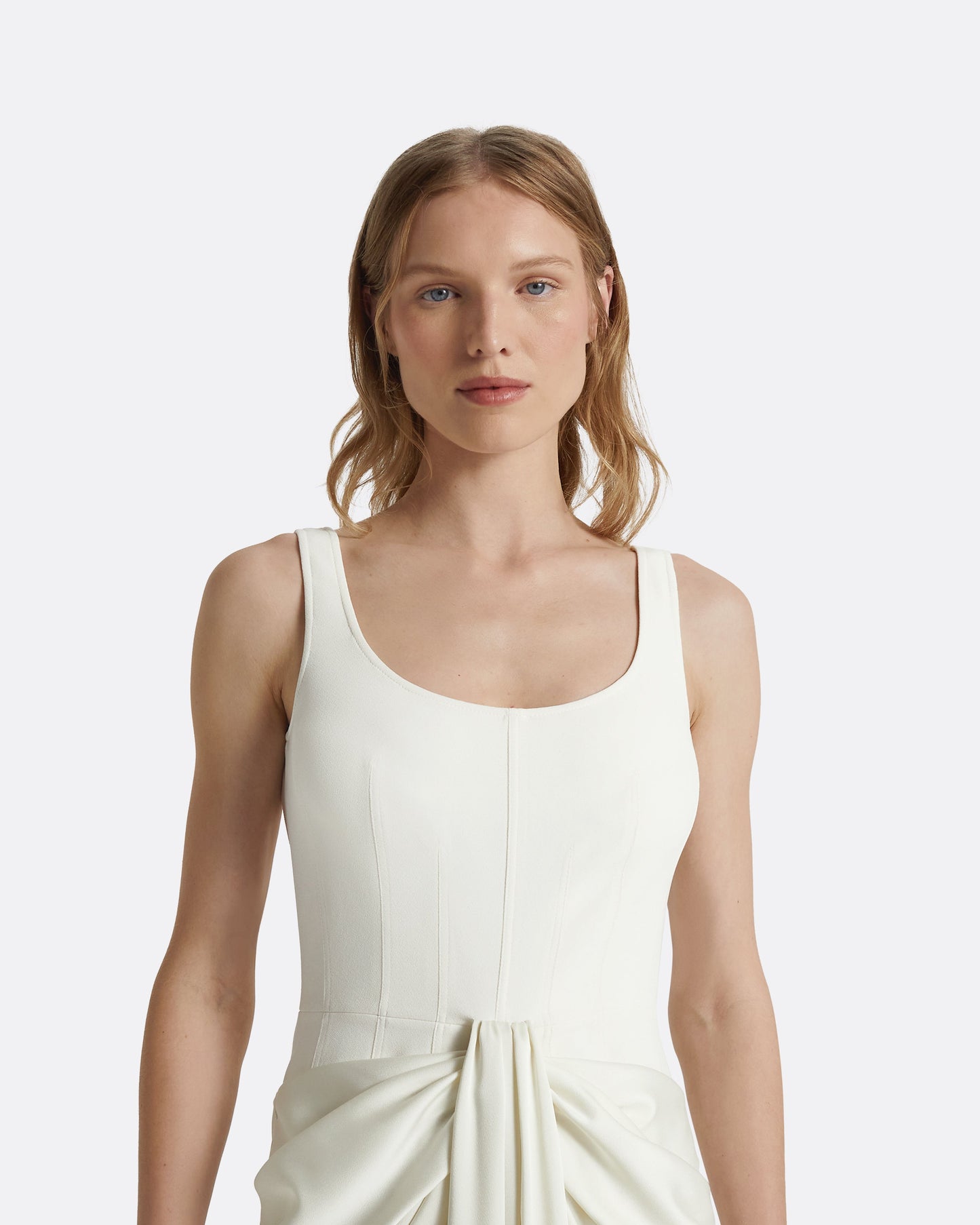 Marlena Long Dresses In Ivory