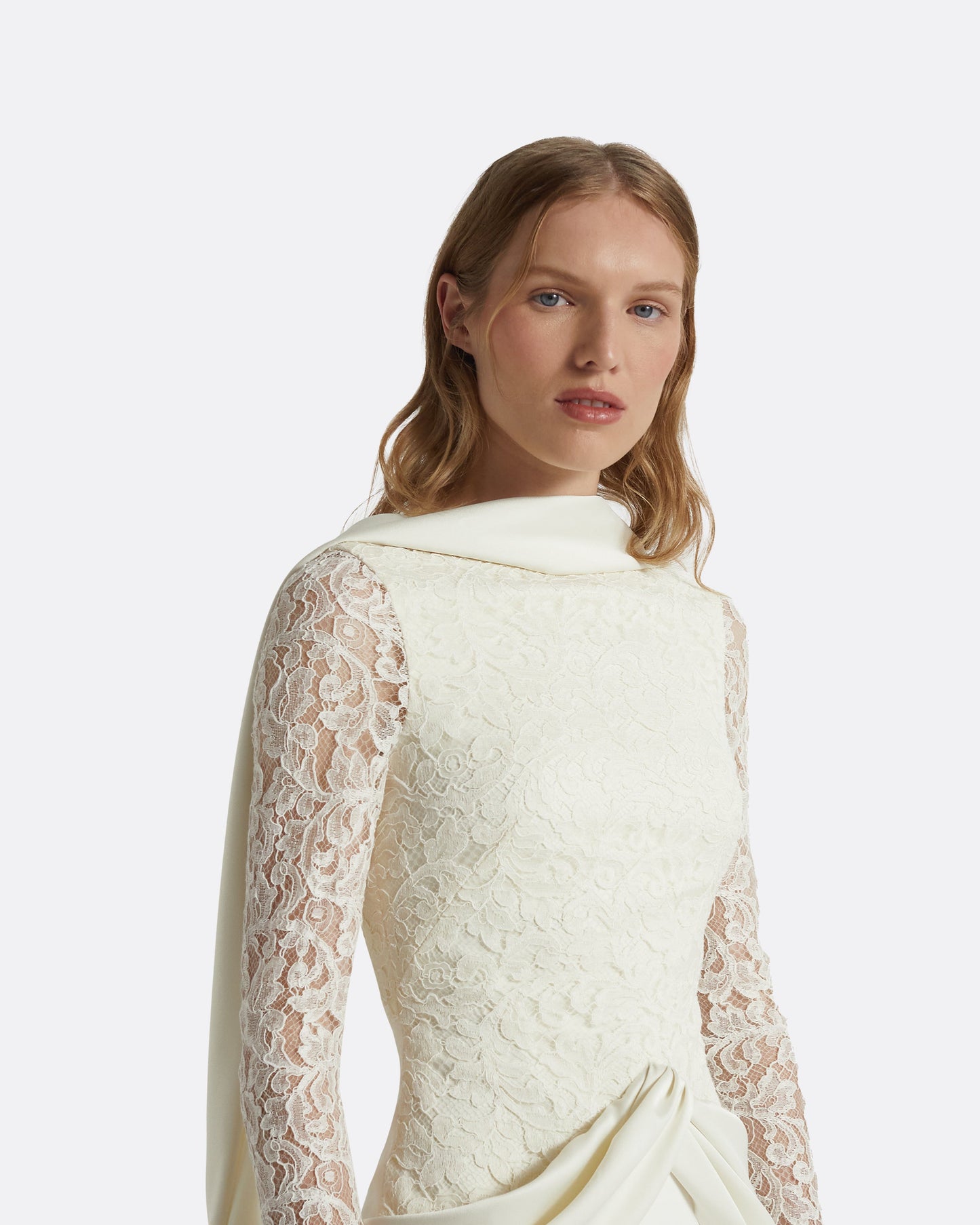 Serryna Long Dresses In Ivory