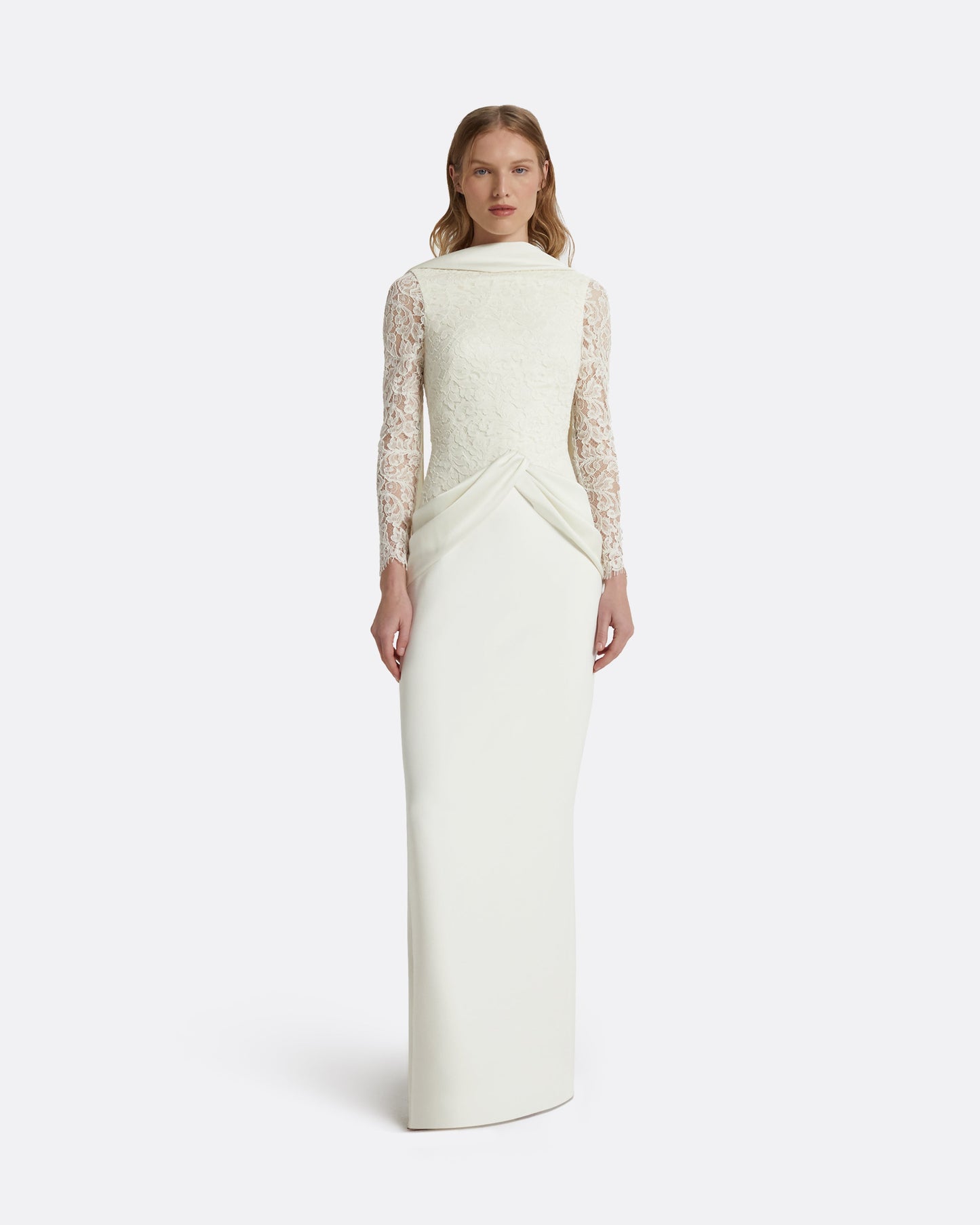 Serryna Long Dresses In Ivory