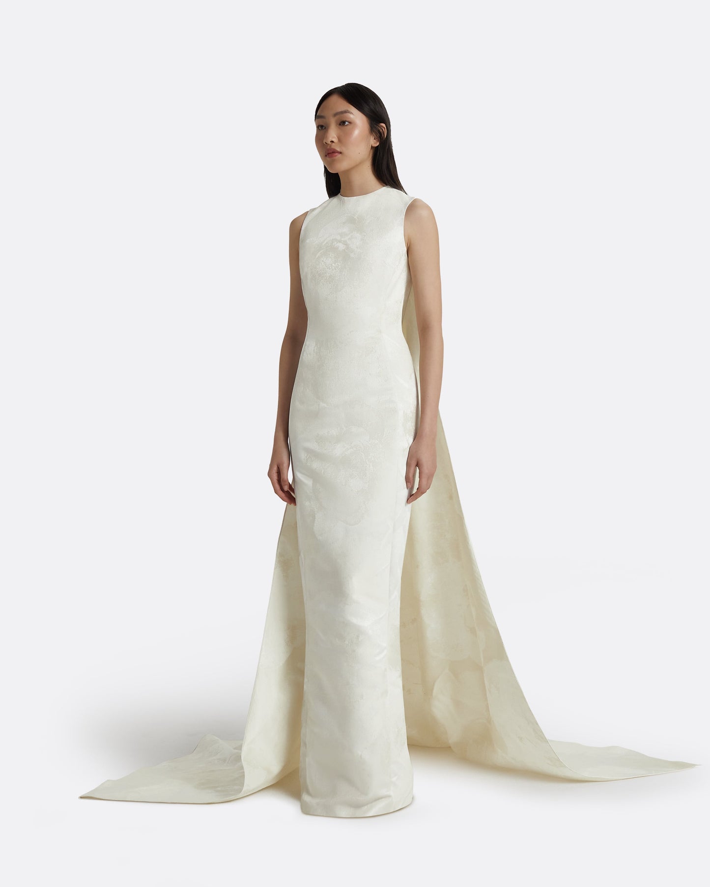 Alina Ivory Long Dress