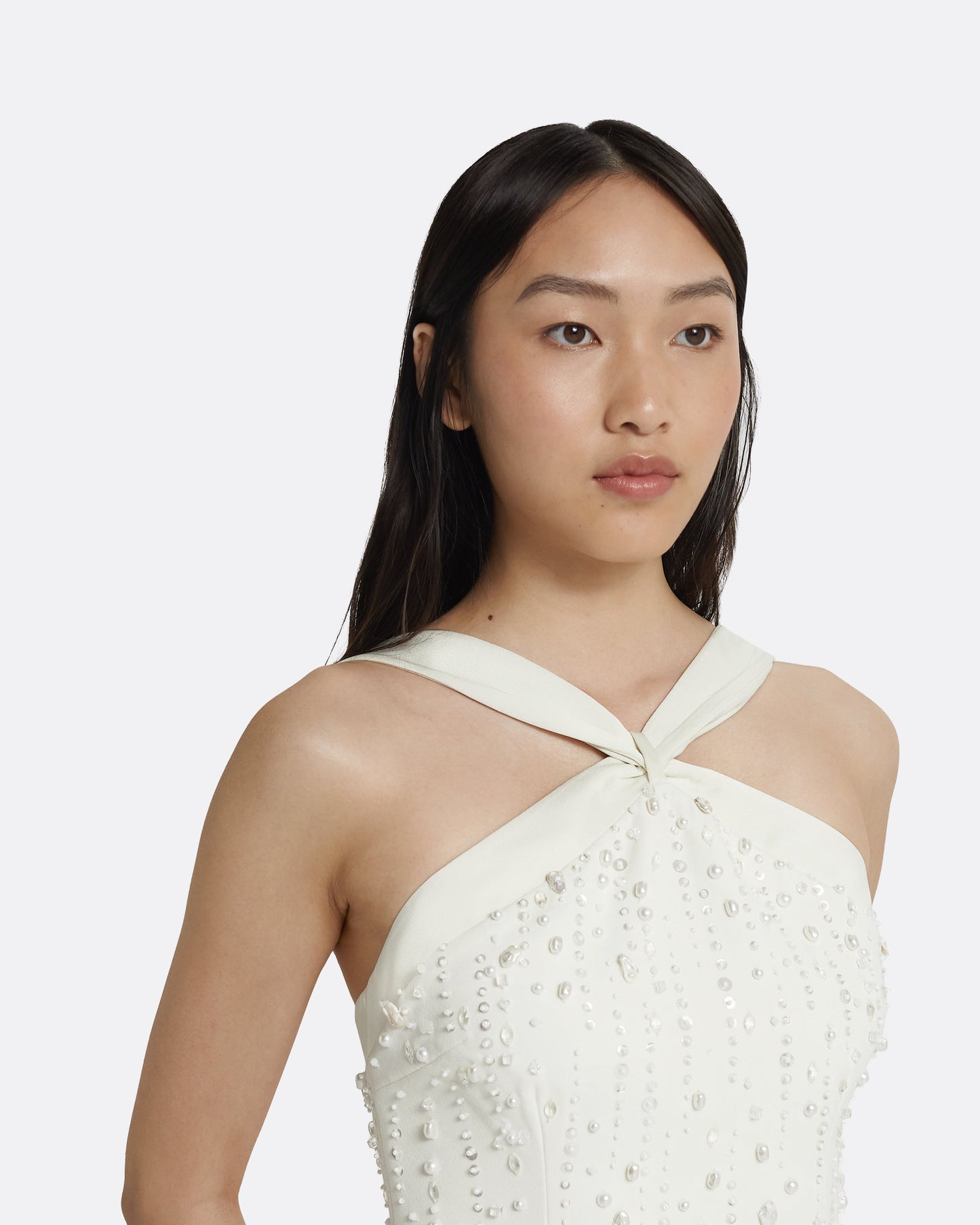 Elspeth Ivory Long Dress