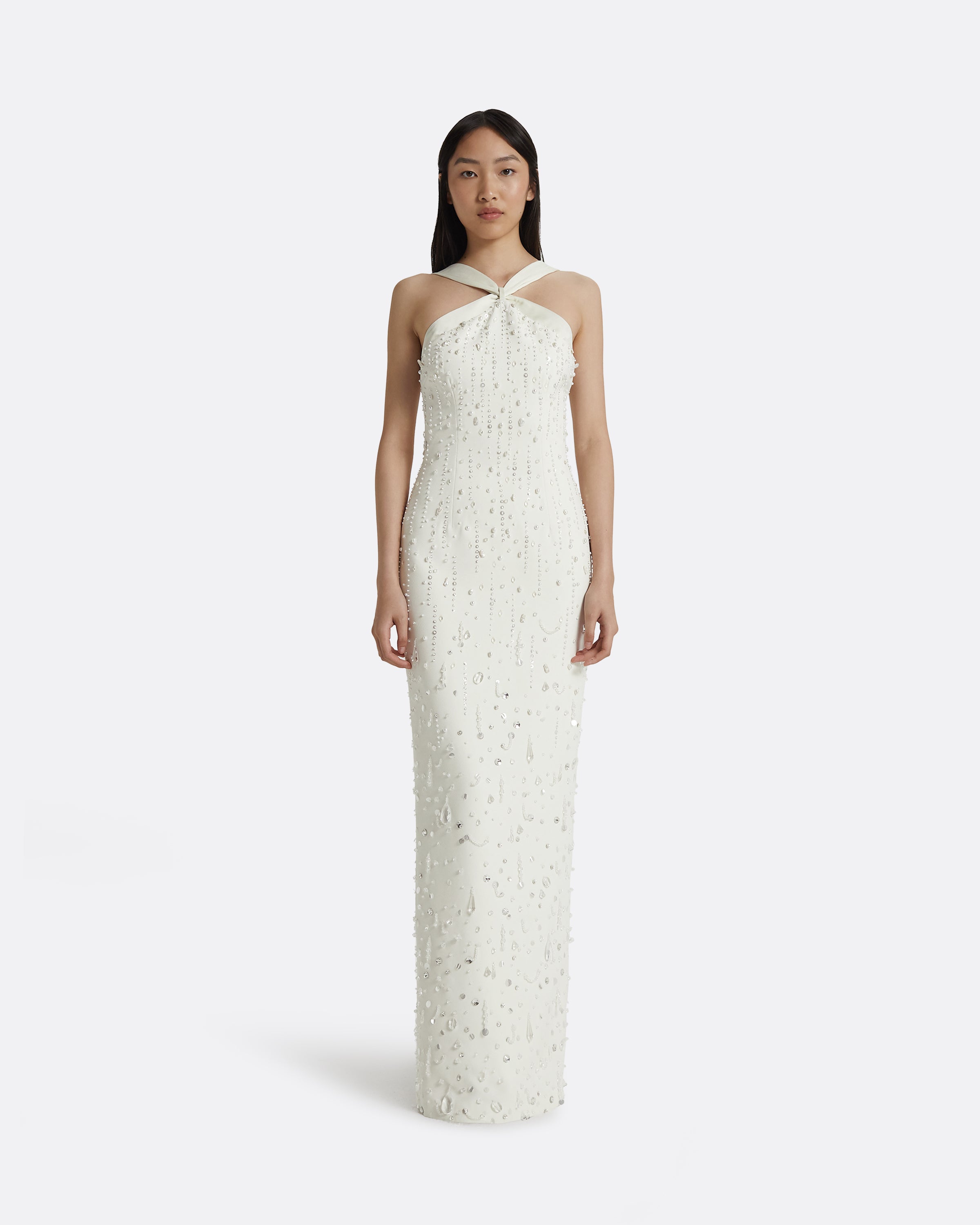 Elspeth Ivory Long Dress