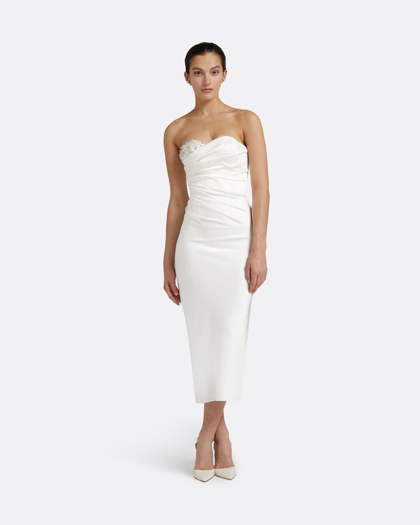 Danielle Ivory Midi Dress