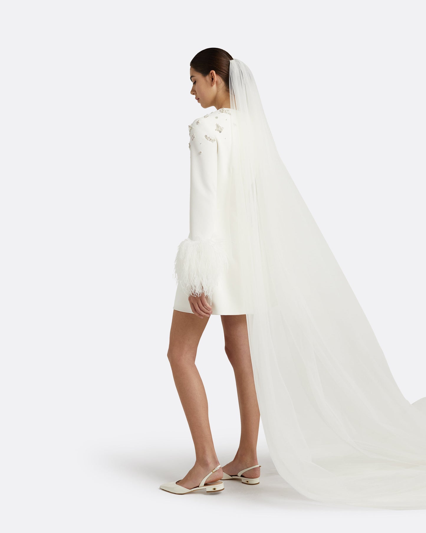 Hester Ivory Long Veil