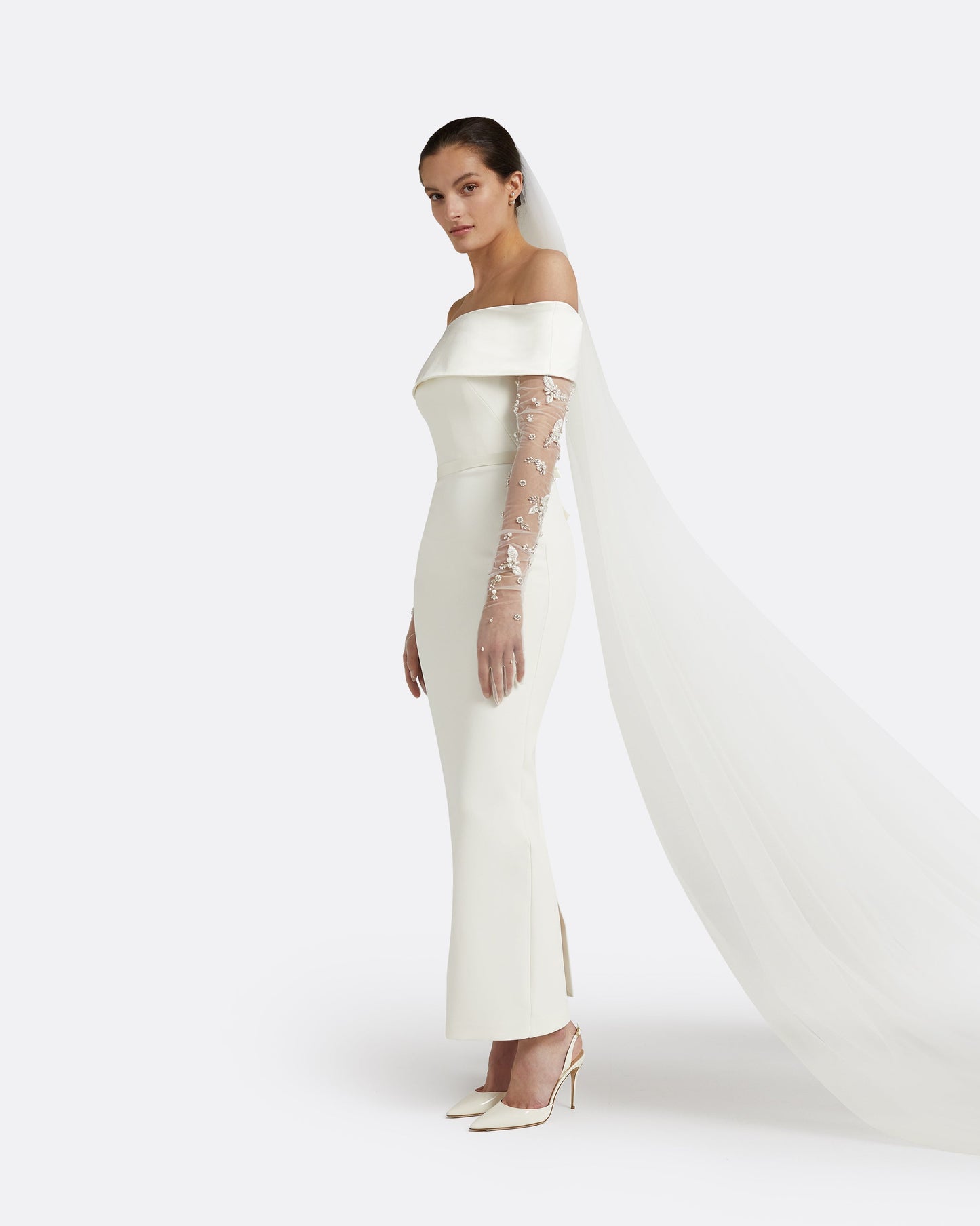 Hester Ivory Long Veil