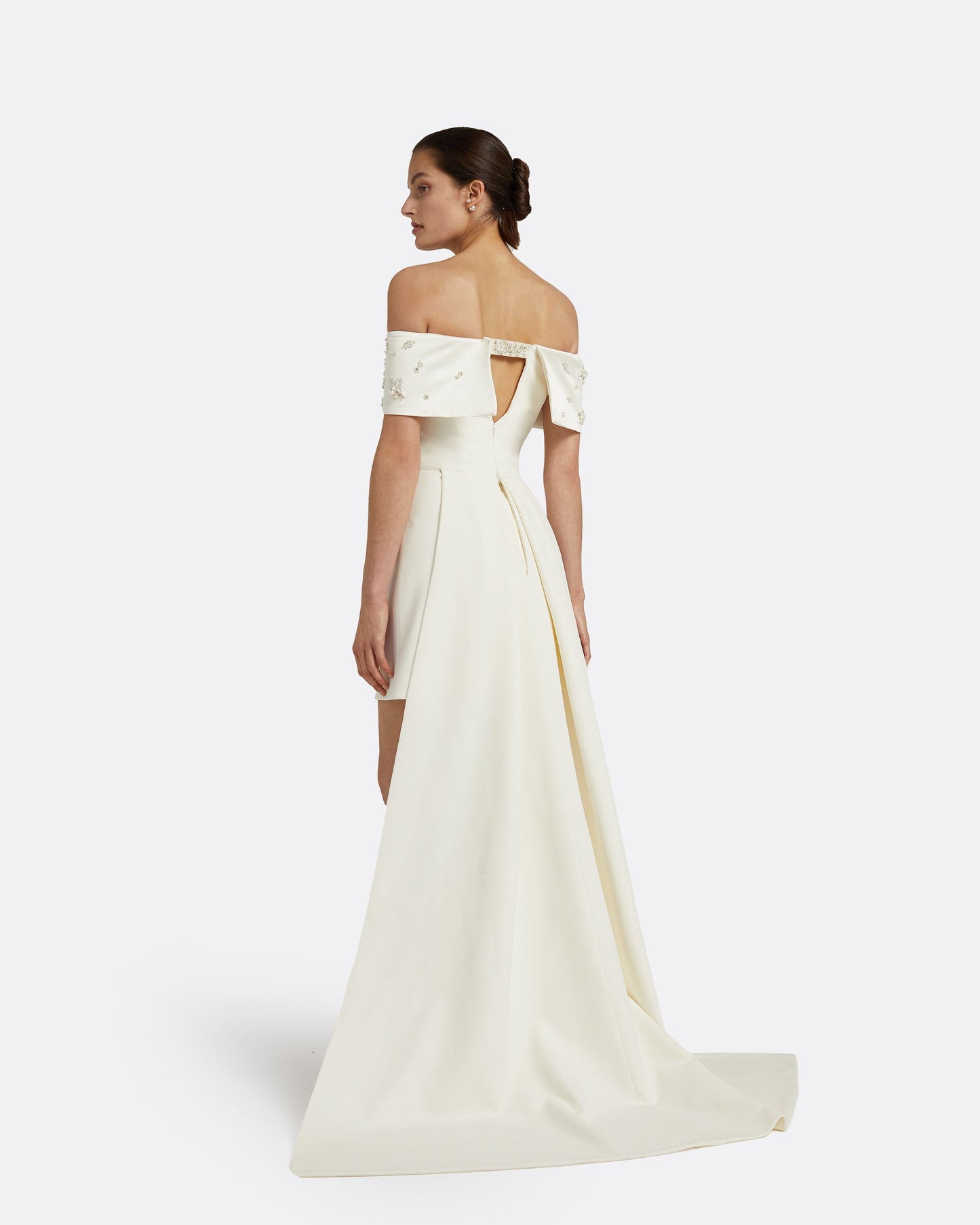 Shina Ivory Short Dress