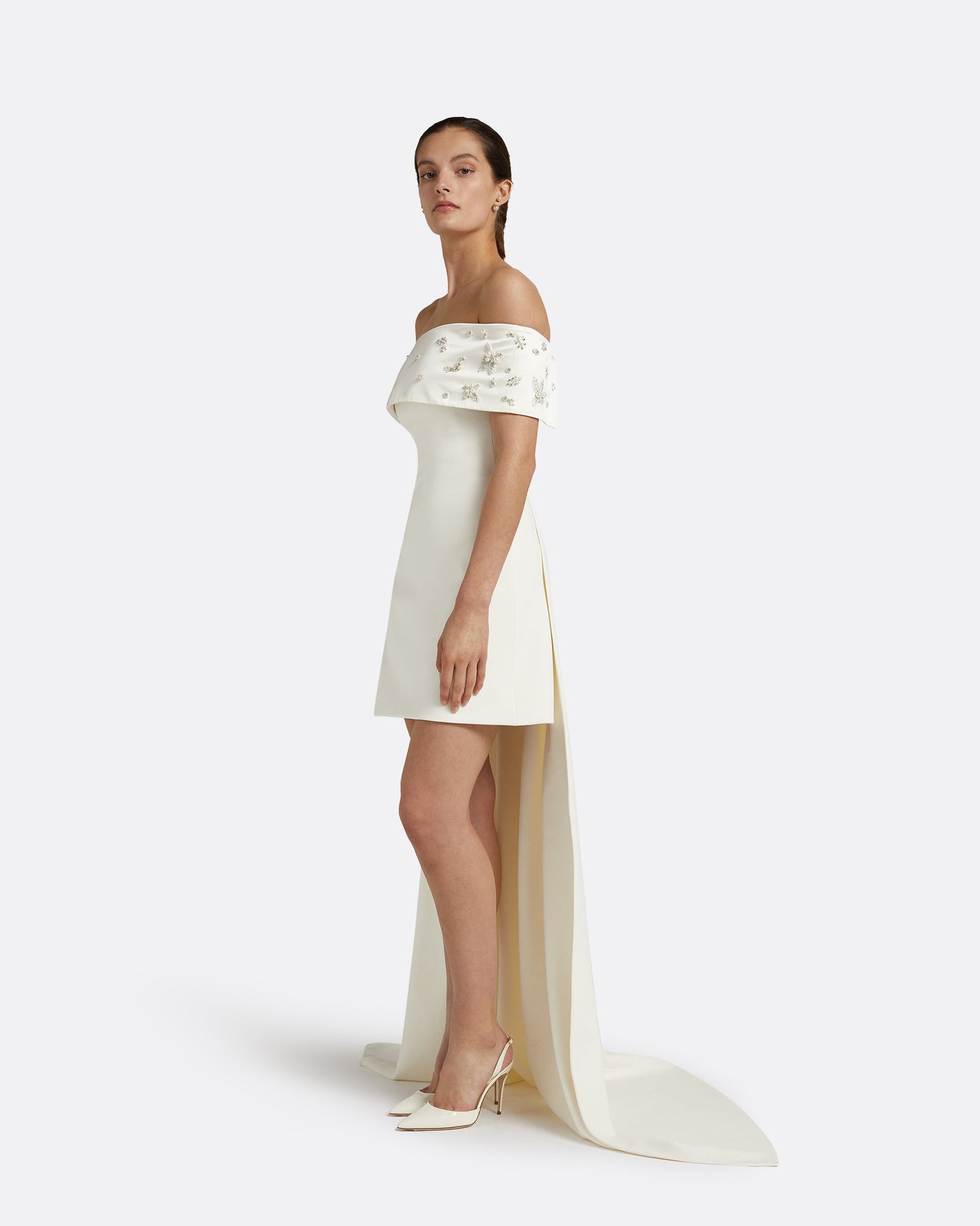 Shina Ivory Short Dress