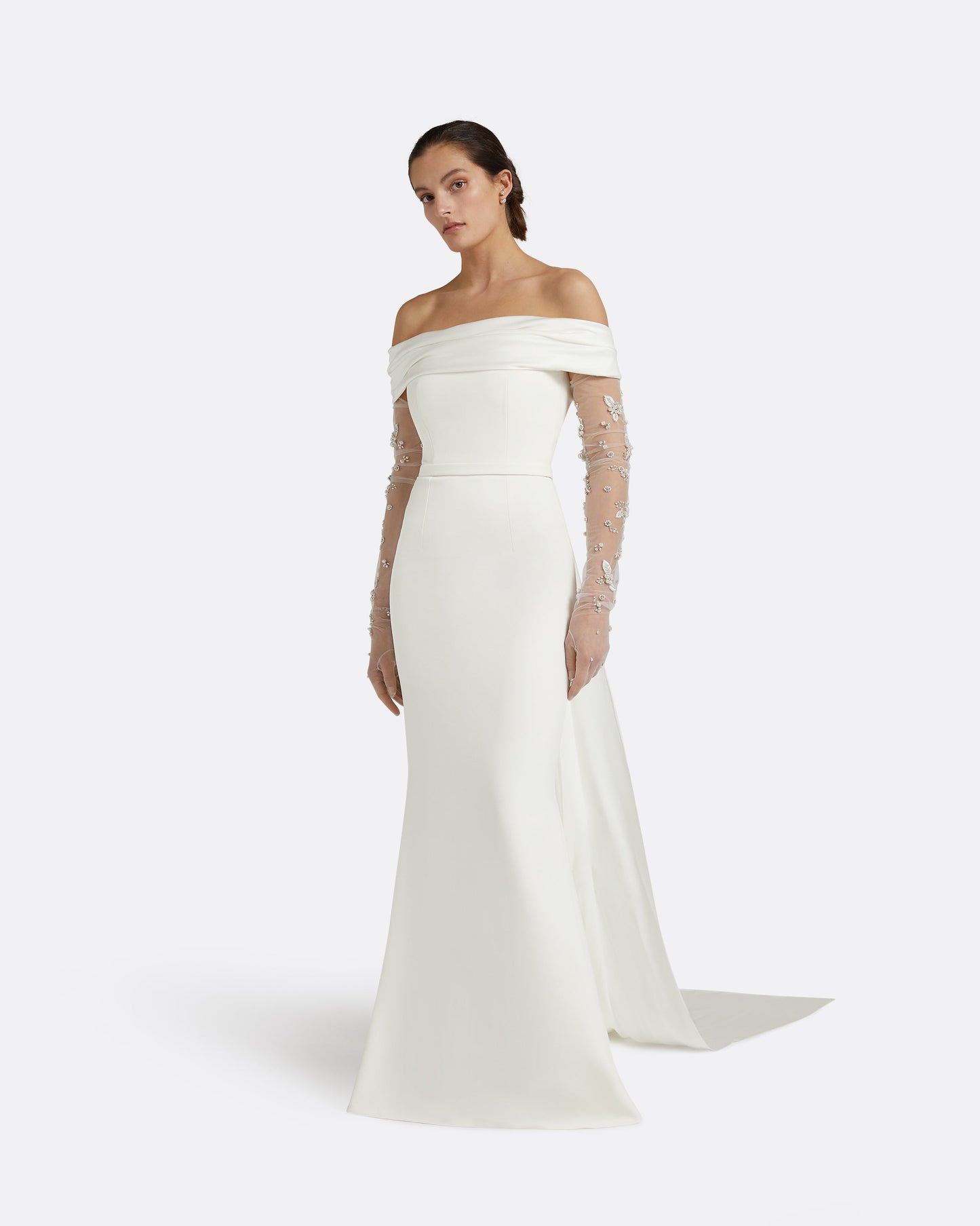 Diascia Ivory Long Dress