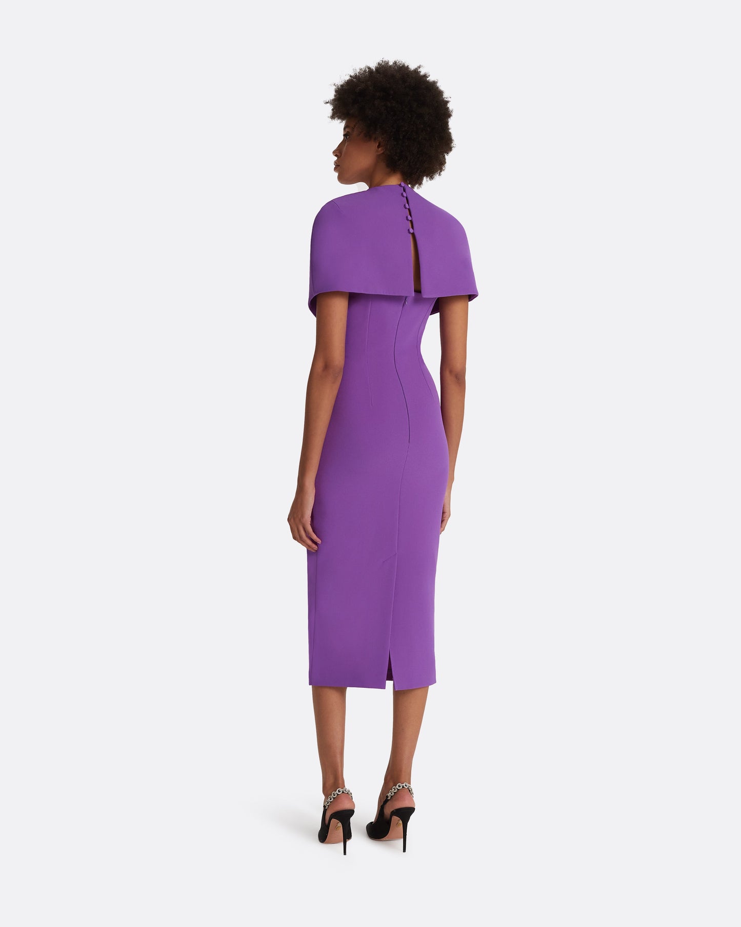 Flora Lilac Midi Dress