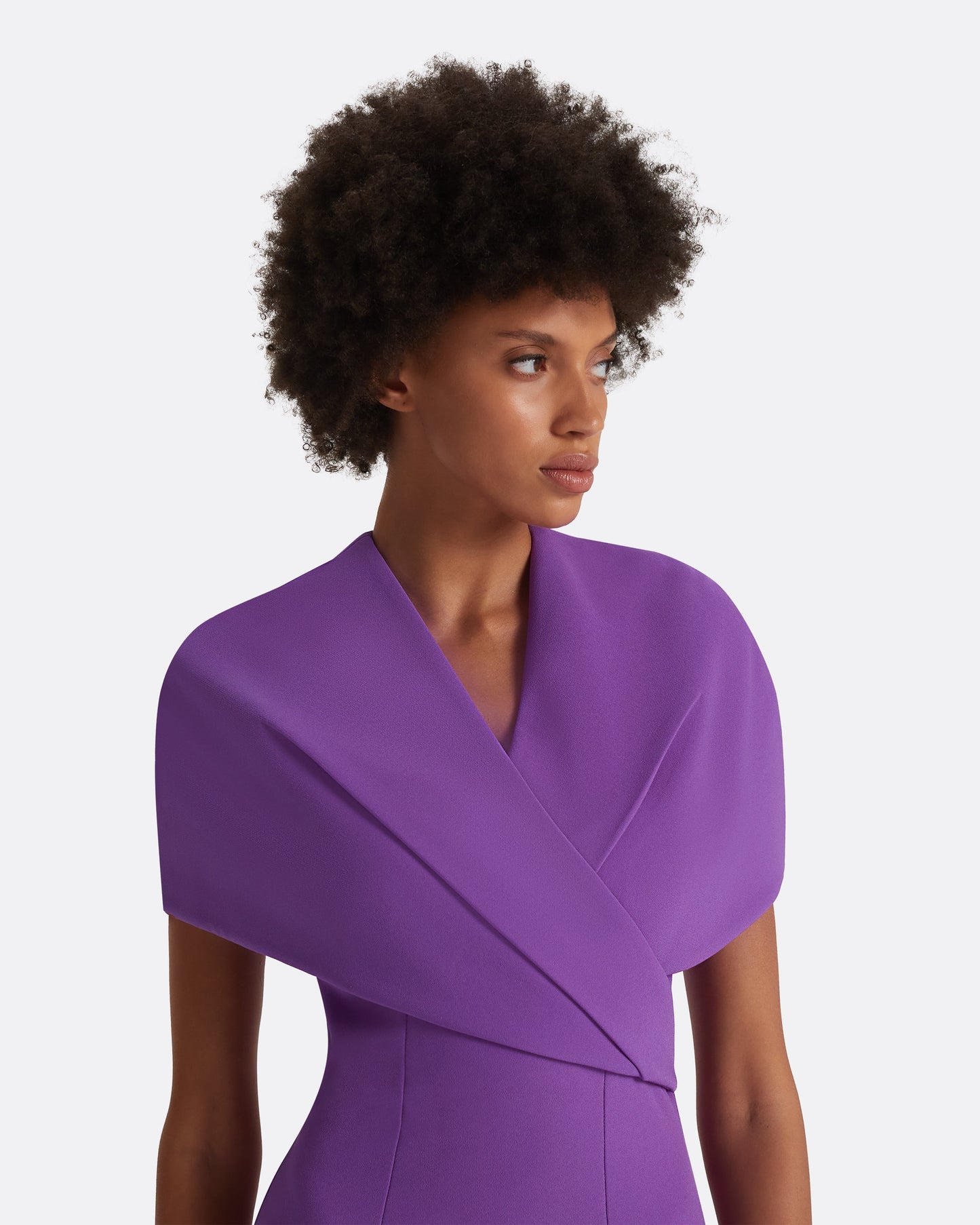 Flora Lilac Midi Dress