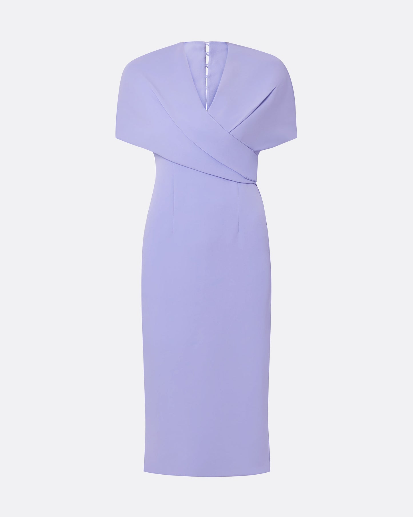 Flora Periwinkle Midi Dress