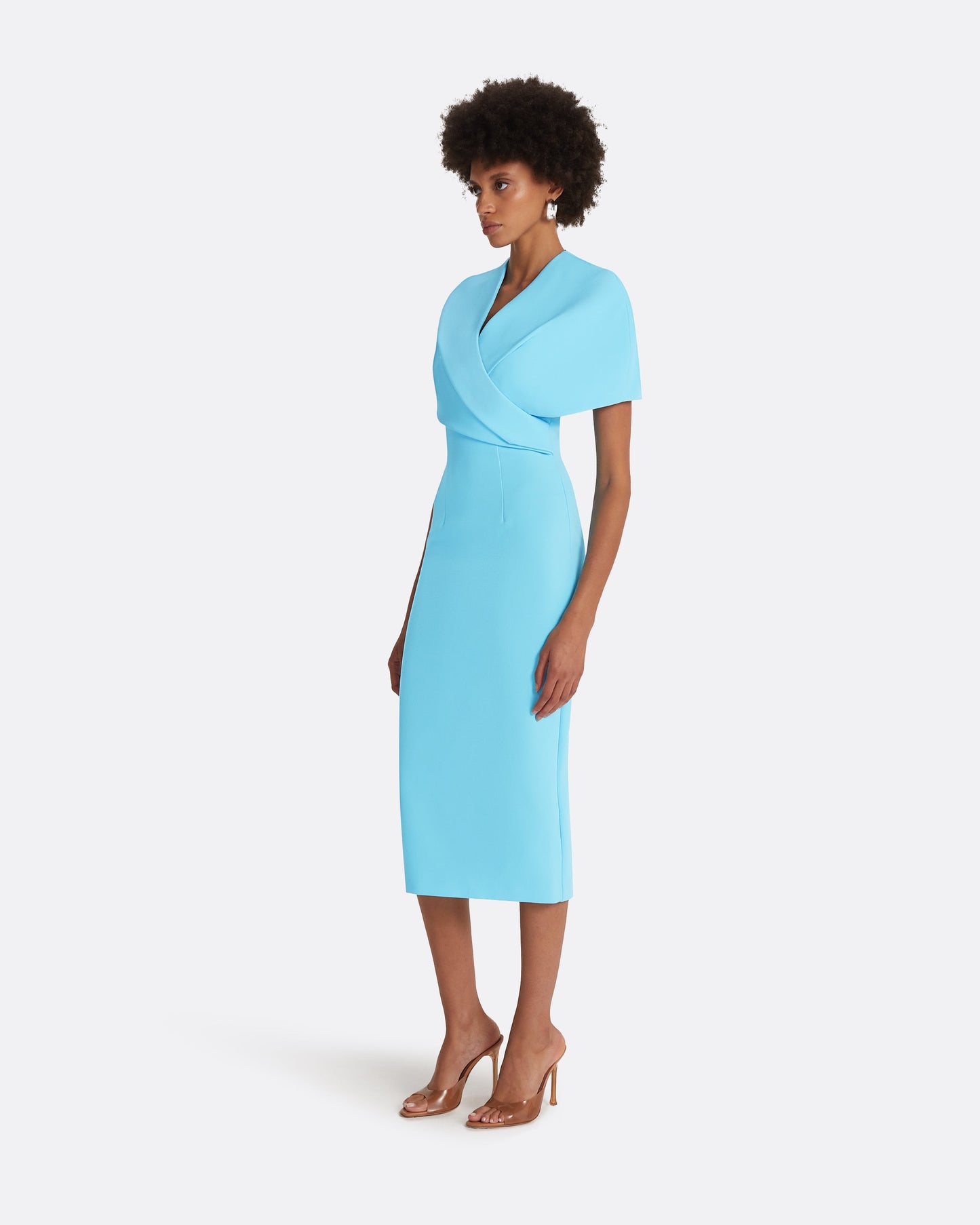 Flora Topaz Midi Dress
